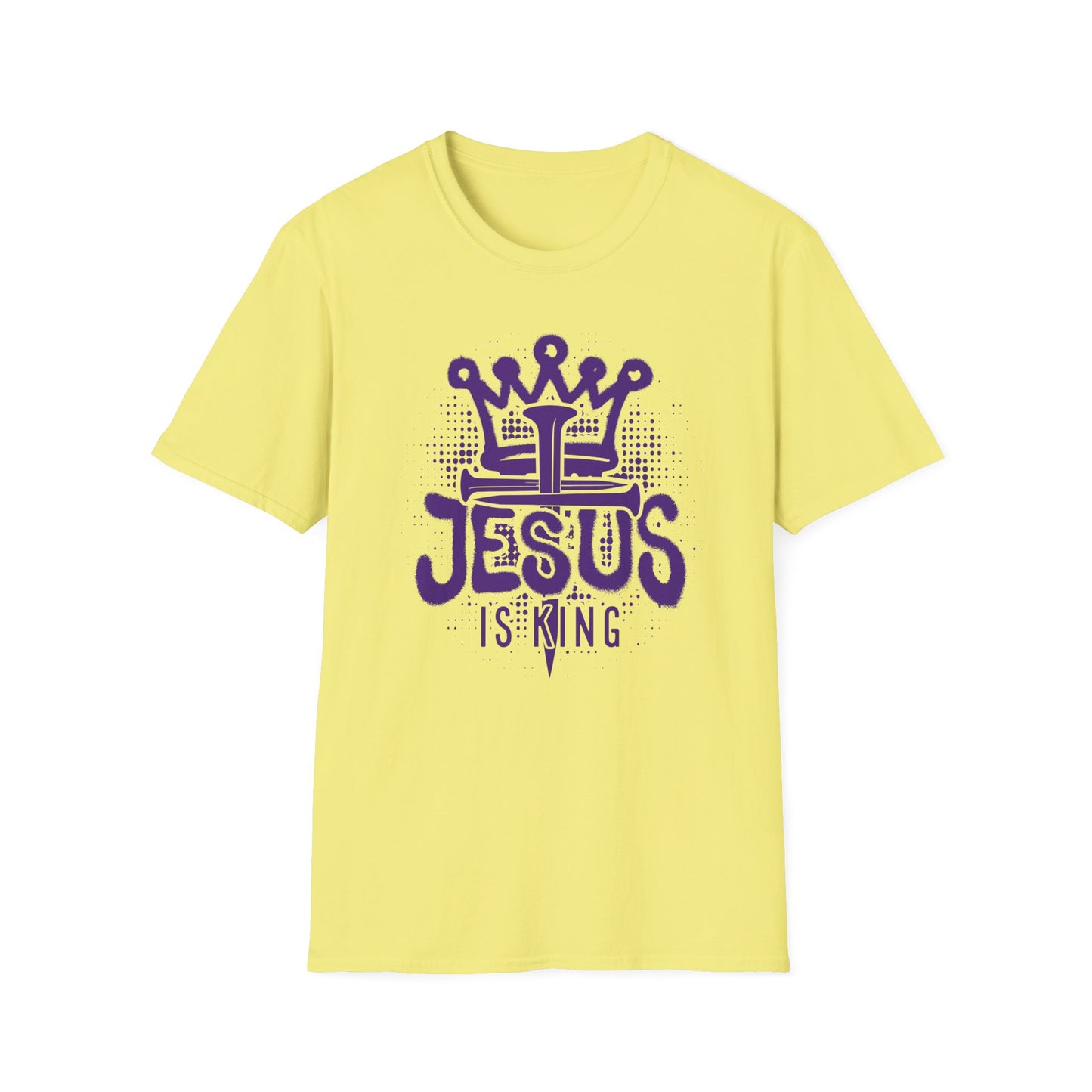 Graffiti Cross Unisex T-Shirt - Jesus is King