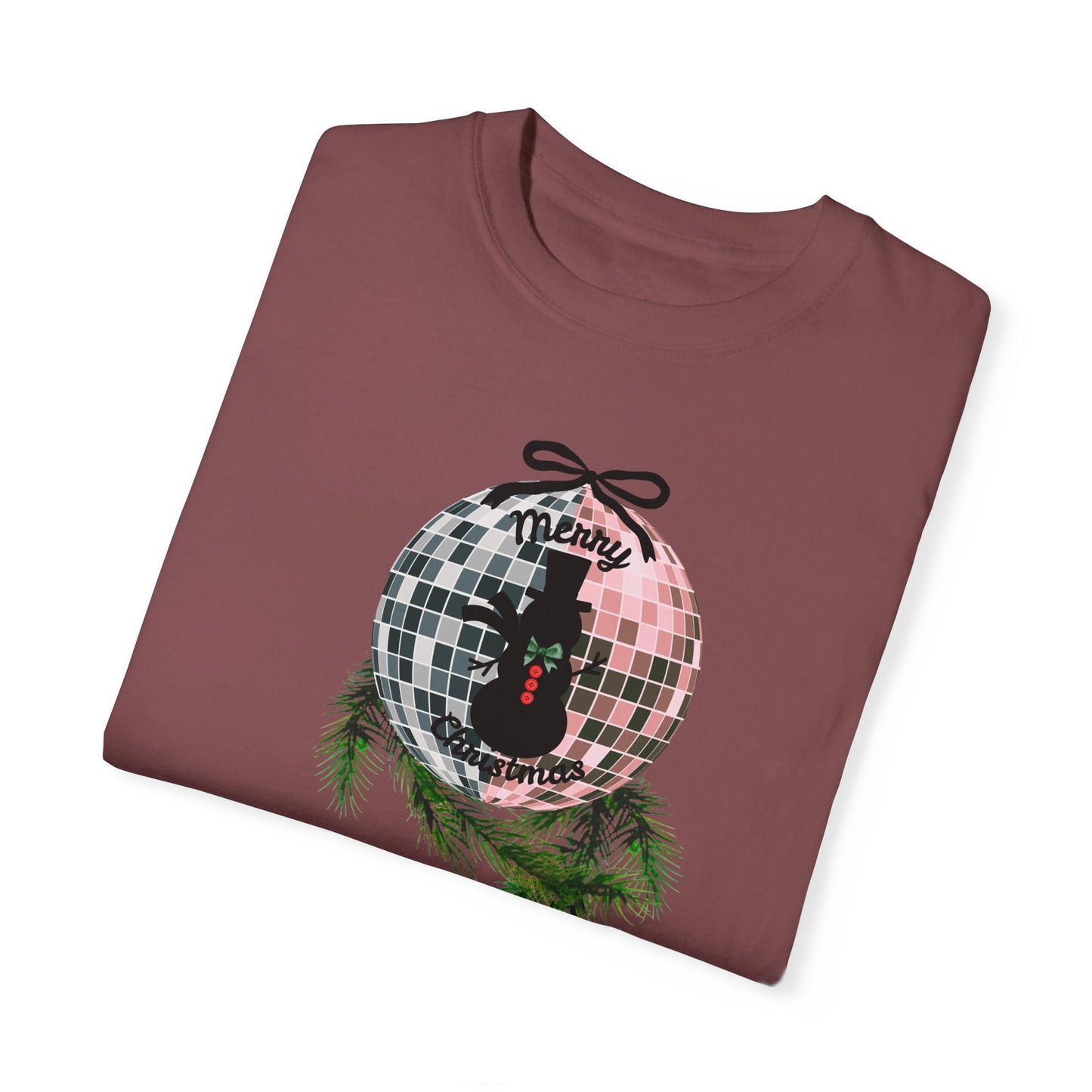 Christmas Disco Snowman T-shirt