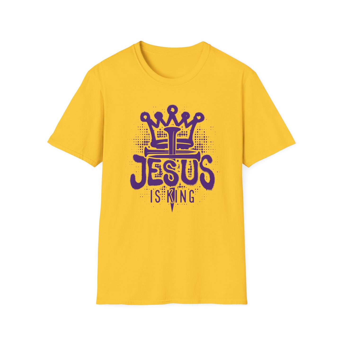 Graffiti Cross Unisex T-Shirt - Jesus is King