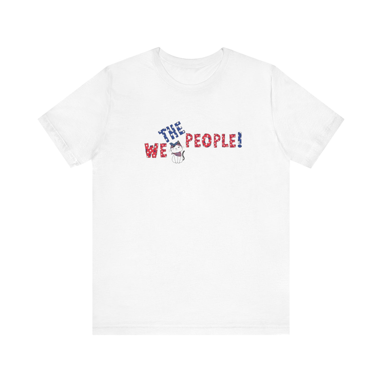 Patriotic Cat 'We the People' T-Shirt