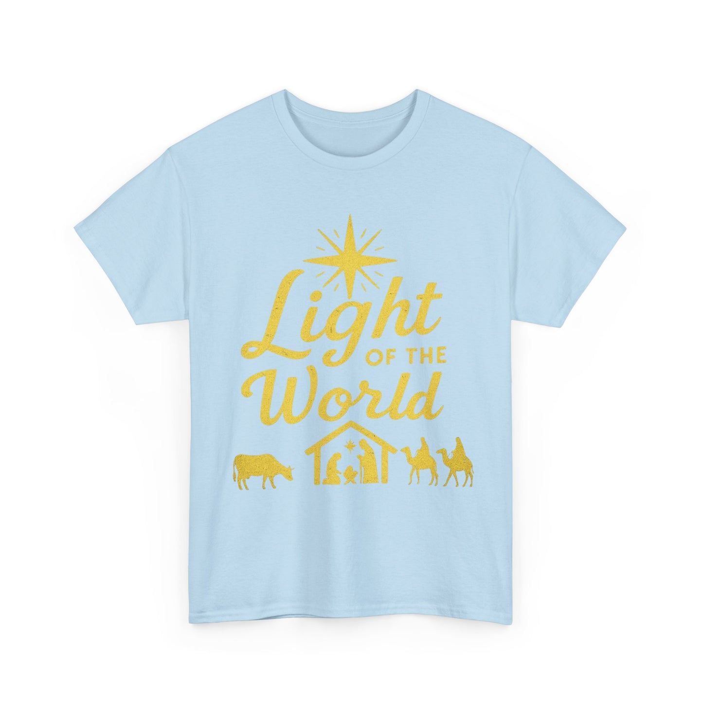 Christmas Nativity Unisex Tee - LIGHT OF THE WORLD