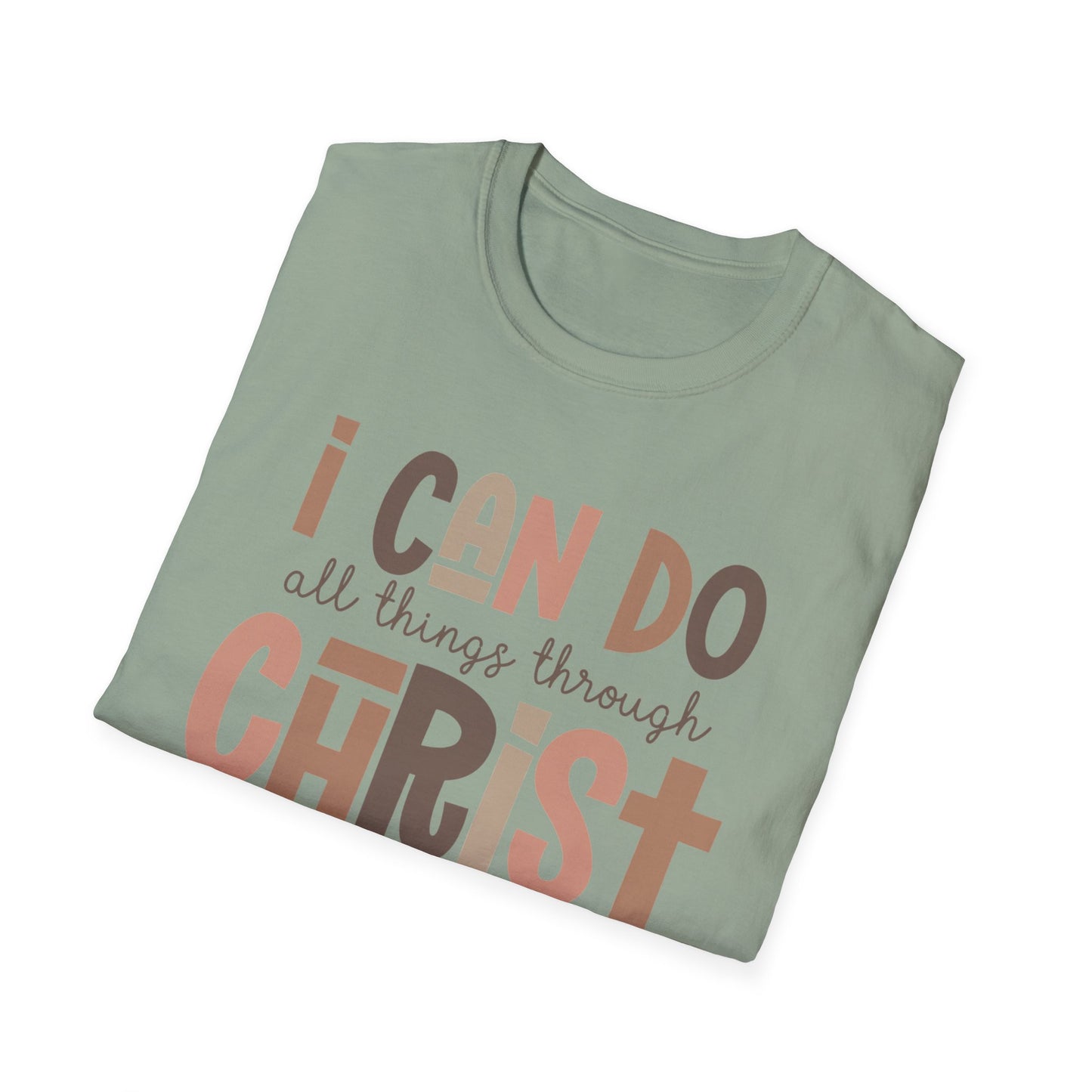 Faithful Unisex Tee with Inspirational Text - Earthtone Colors