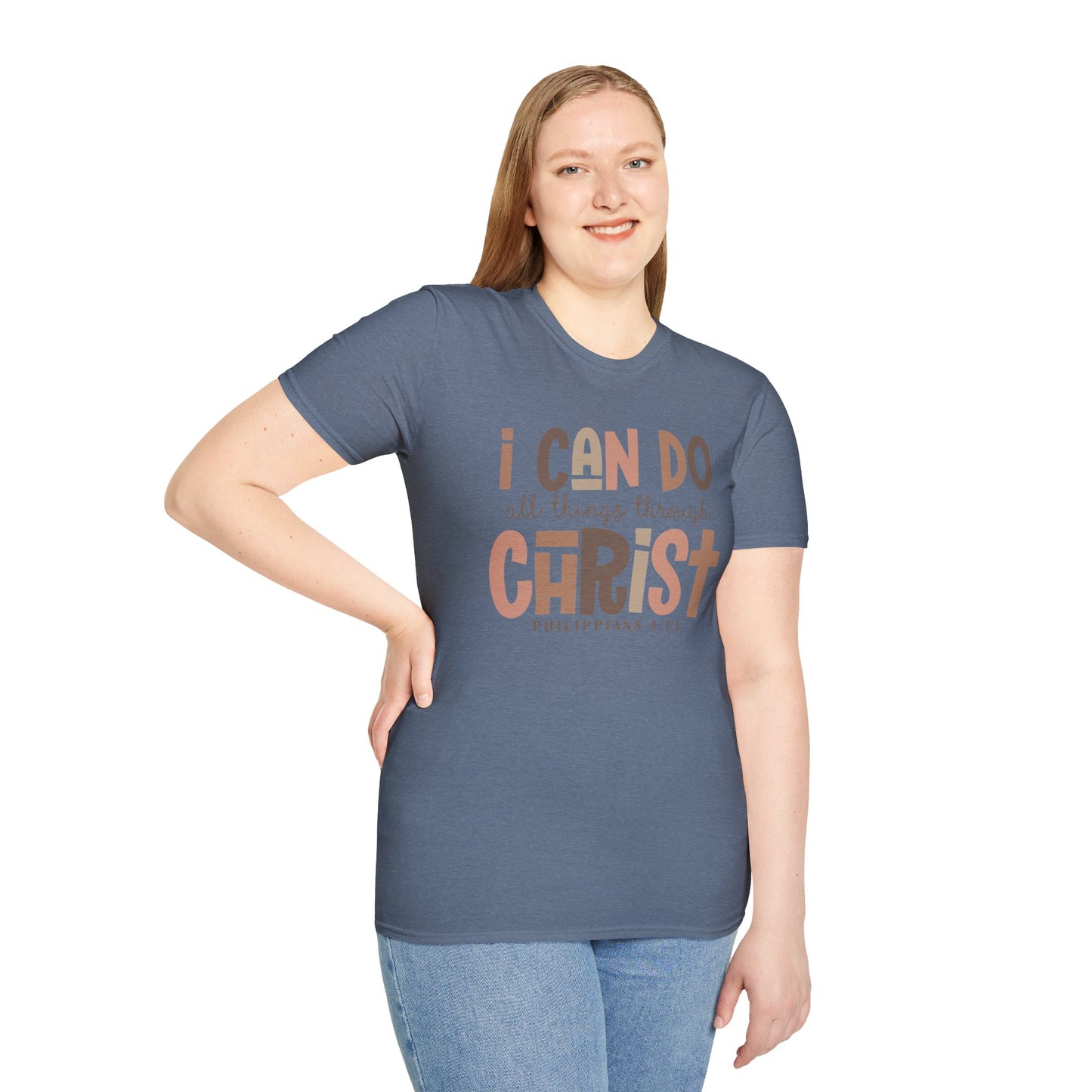 Faithful Unisex Tee with Inspirational Text - Earthtone Colors