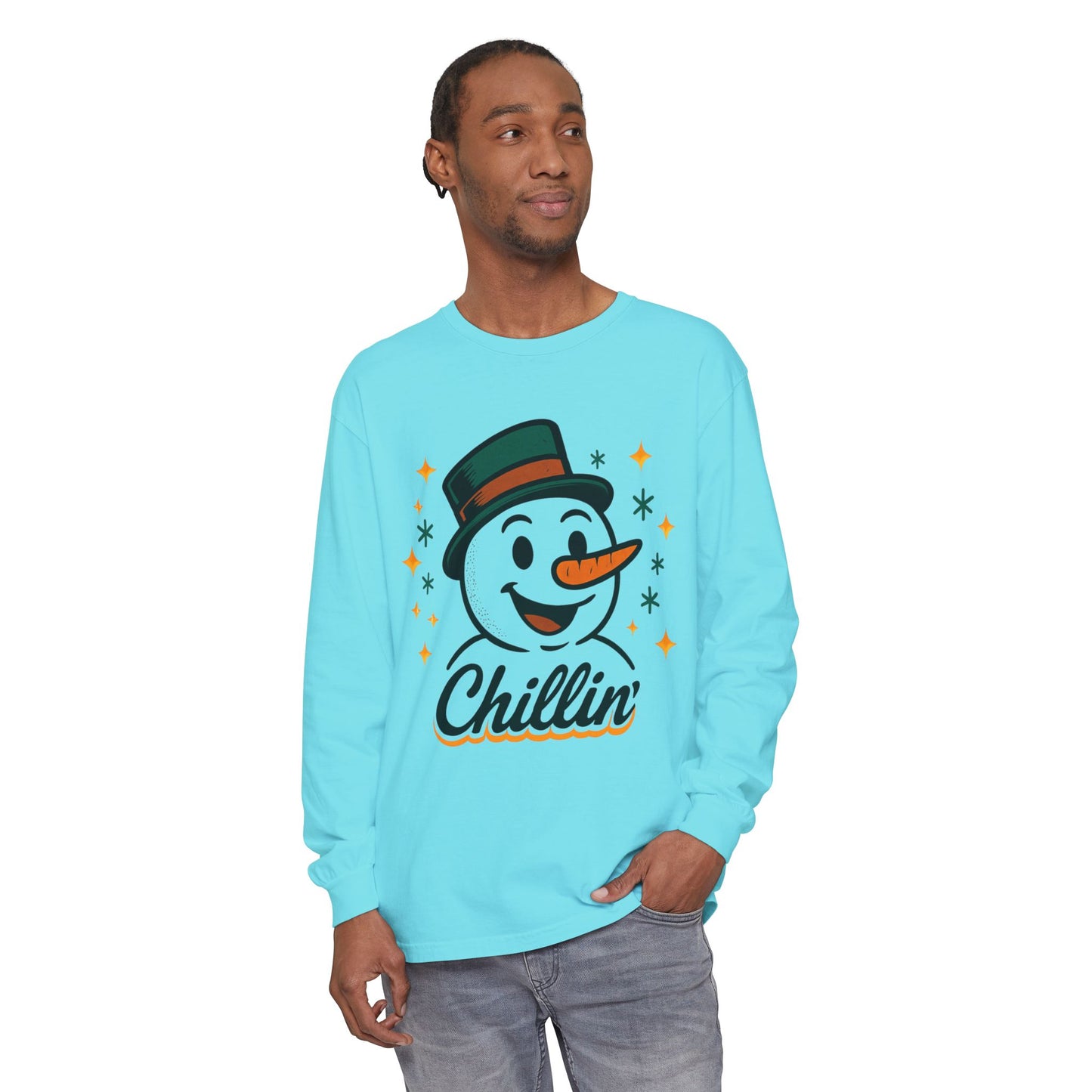 Unisex Garment-dyed Long Sleeve T-Shirt