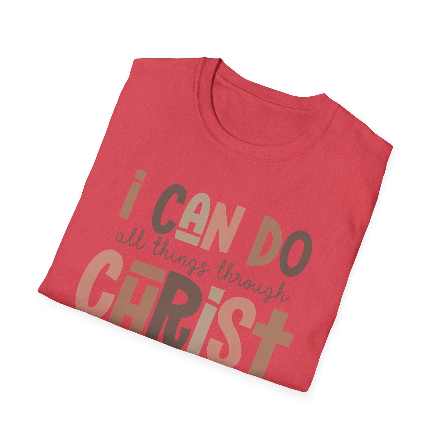Faithful Unisex Tee with Inspirational Text - Earthtone Colors
