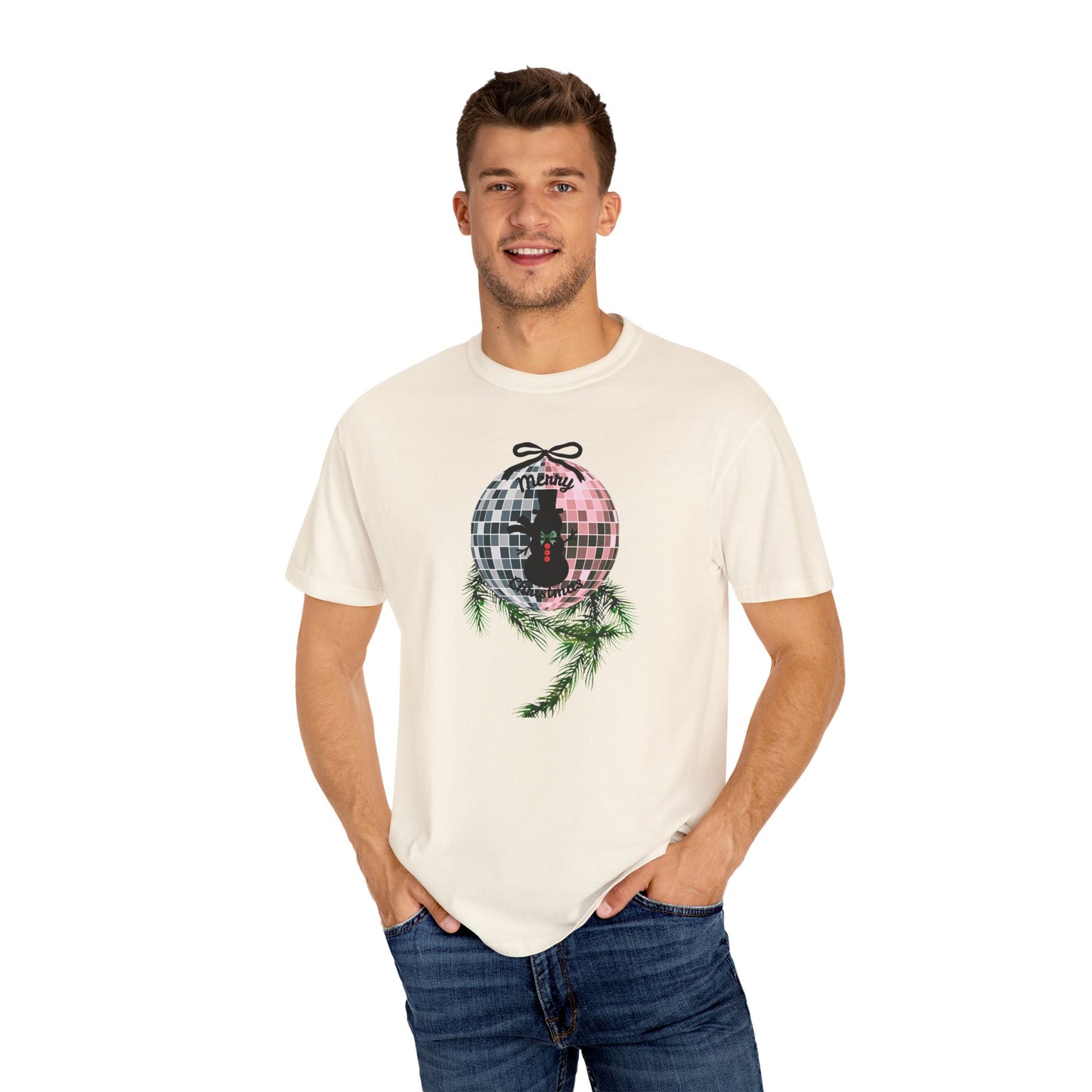 Christmas Disco Snowman T-shirt