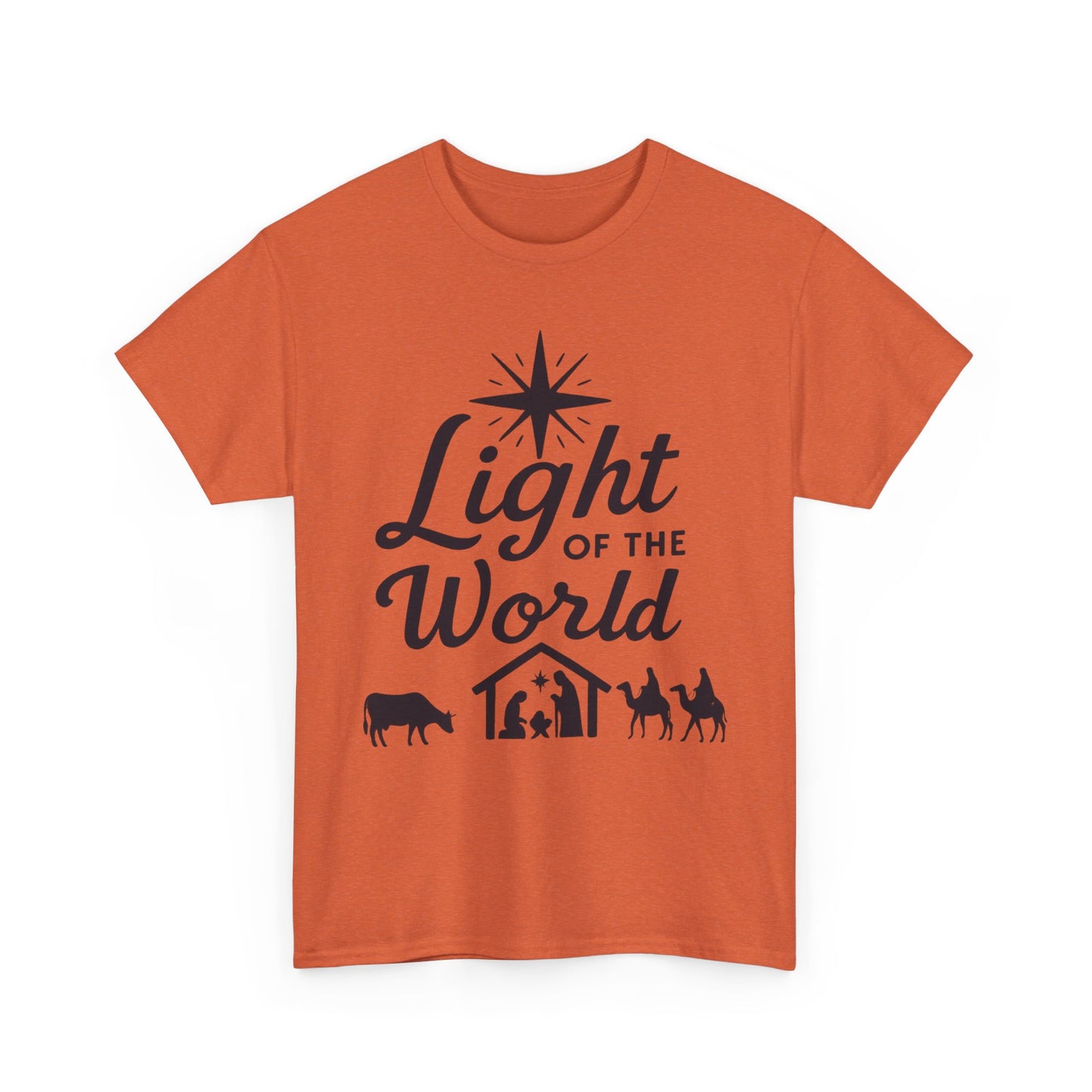 Nativity Unisex Tee - Light of the World - Dark Version