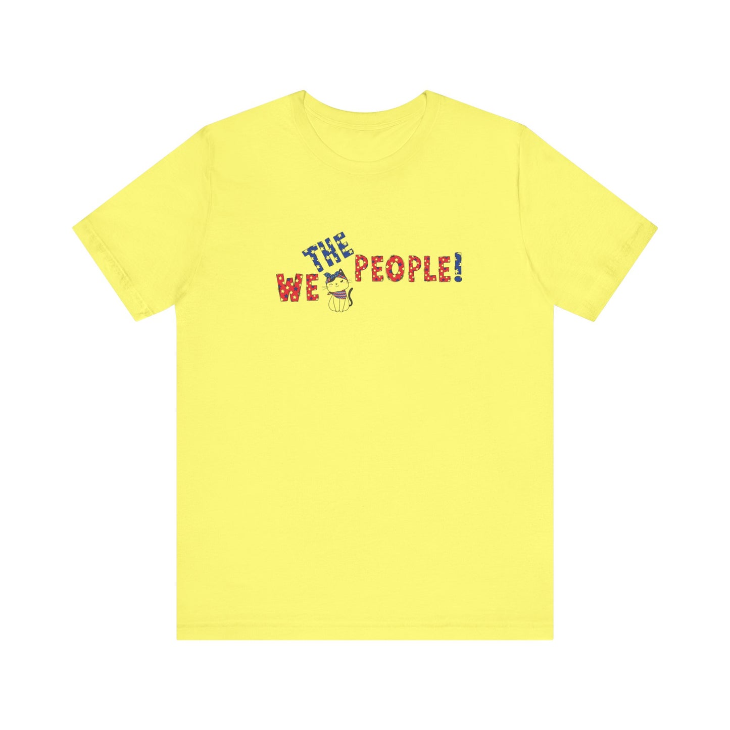 Patriotic Cat 'We the People' T-Shirt