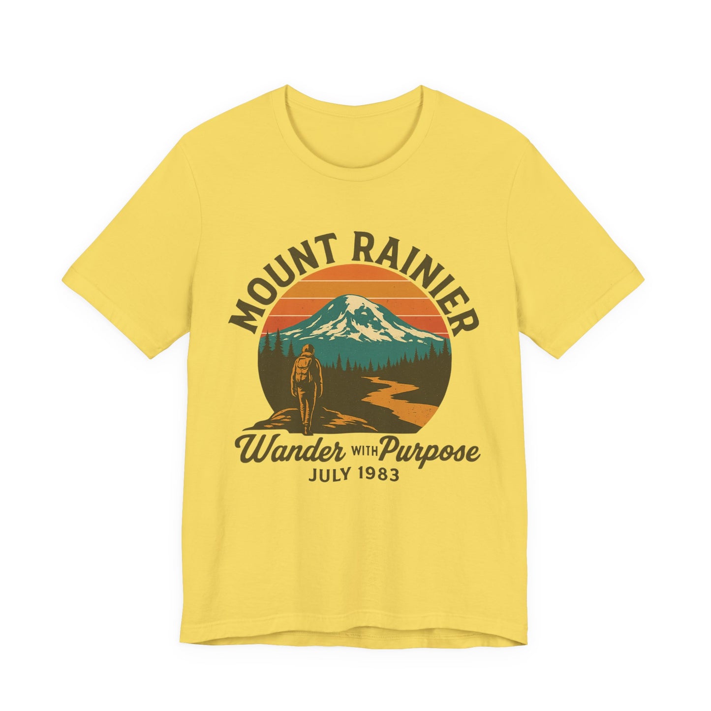 Adventure Tee - Wander with Purpose Retro Hiker