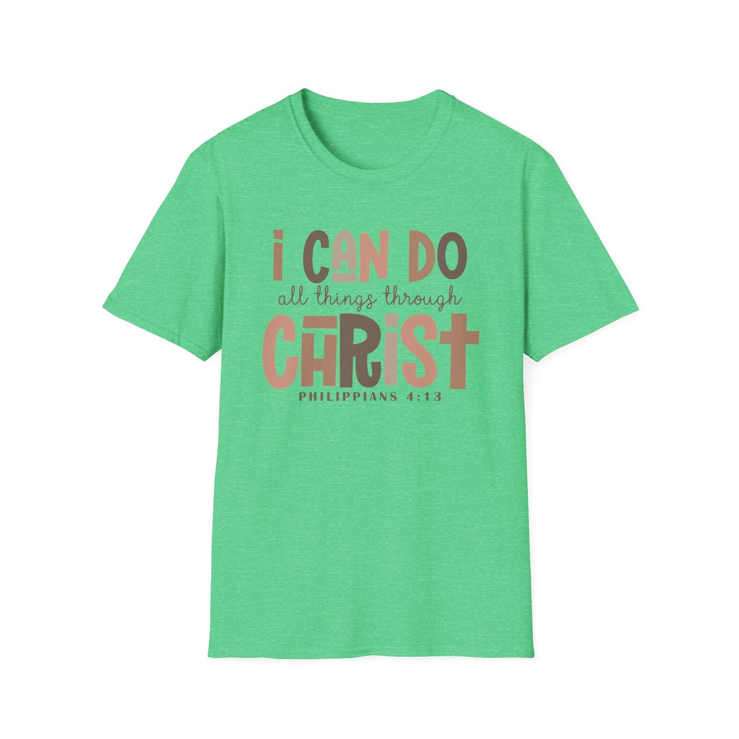Faithful Unisex Tee with Inspirational Text - Earthtone Colors