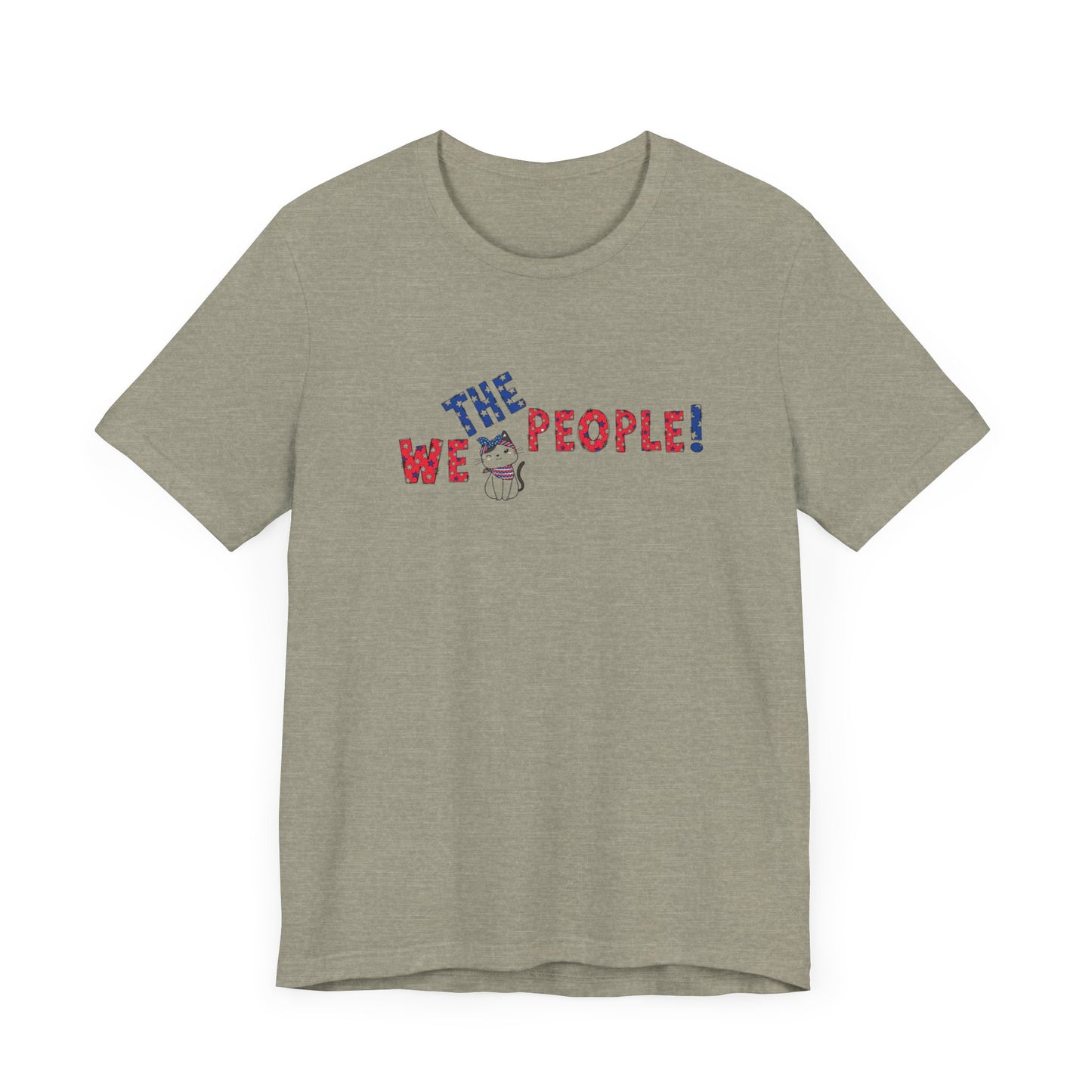 Patriotic Cat 'We the People' T-Shirt
