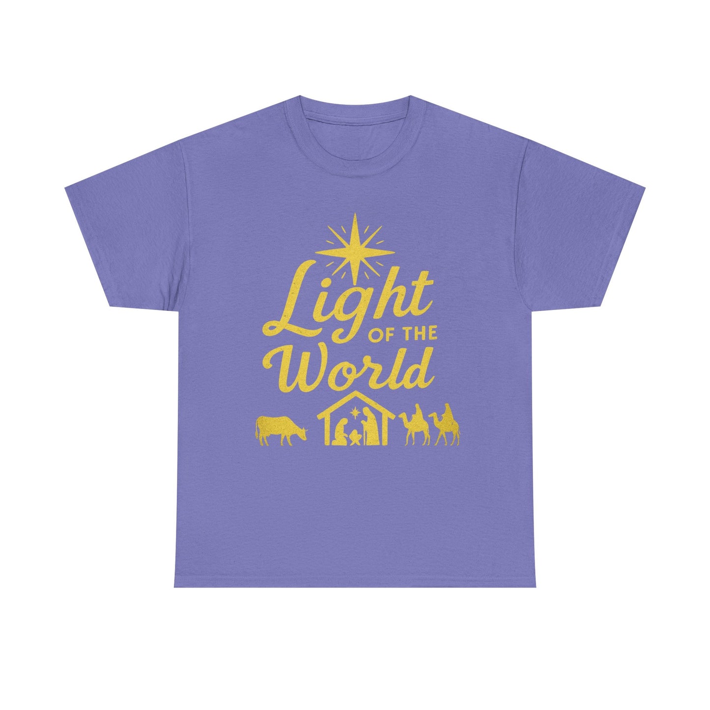 Christmas Nativity Unisex Tee - LIGHT OF THE WORLD