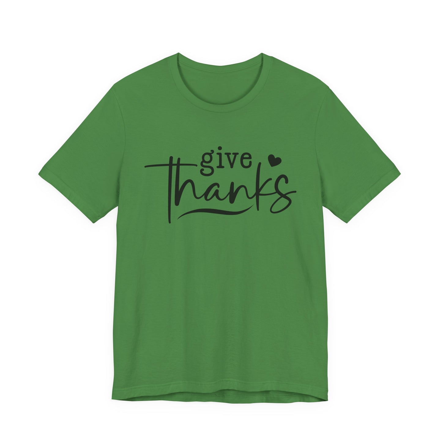 T-Shirt Give Thanks Simple Bold Unisex Tee