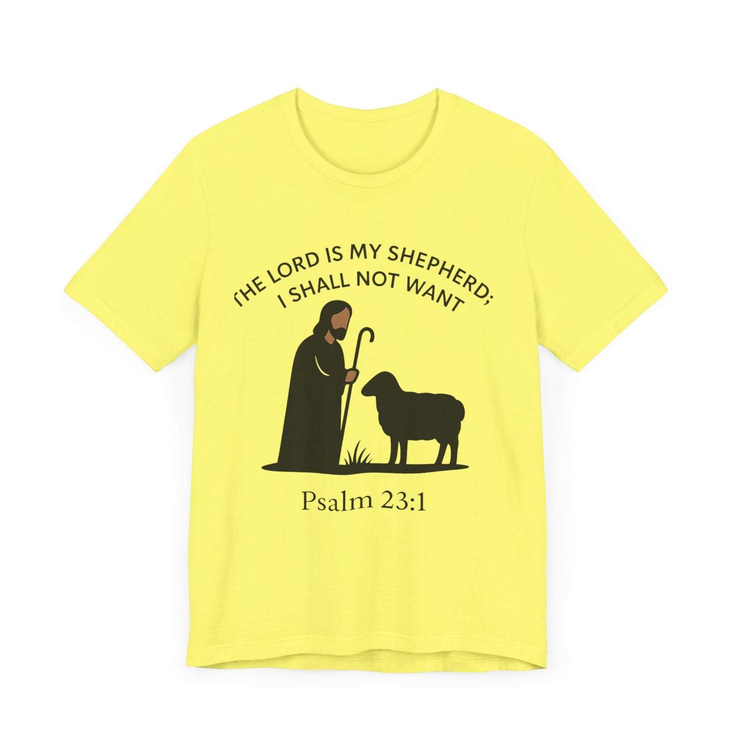 Christian Tee - Jesus Shepard and Black Sheep Design