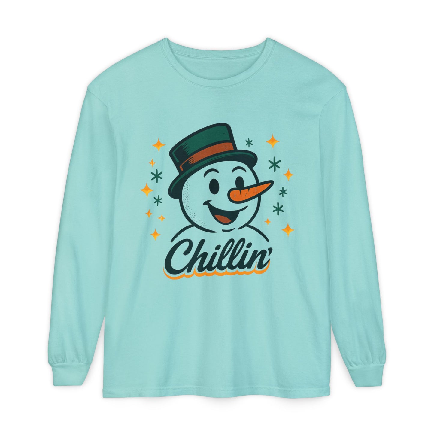 Unisex Garment-dyed Long Sleeve T-Shirt
