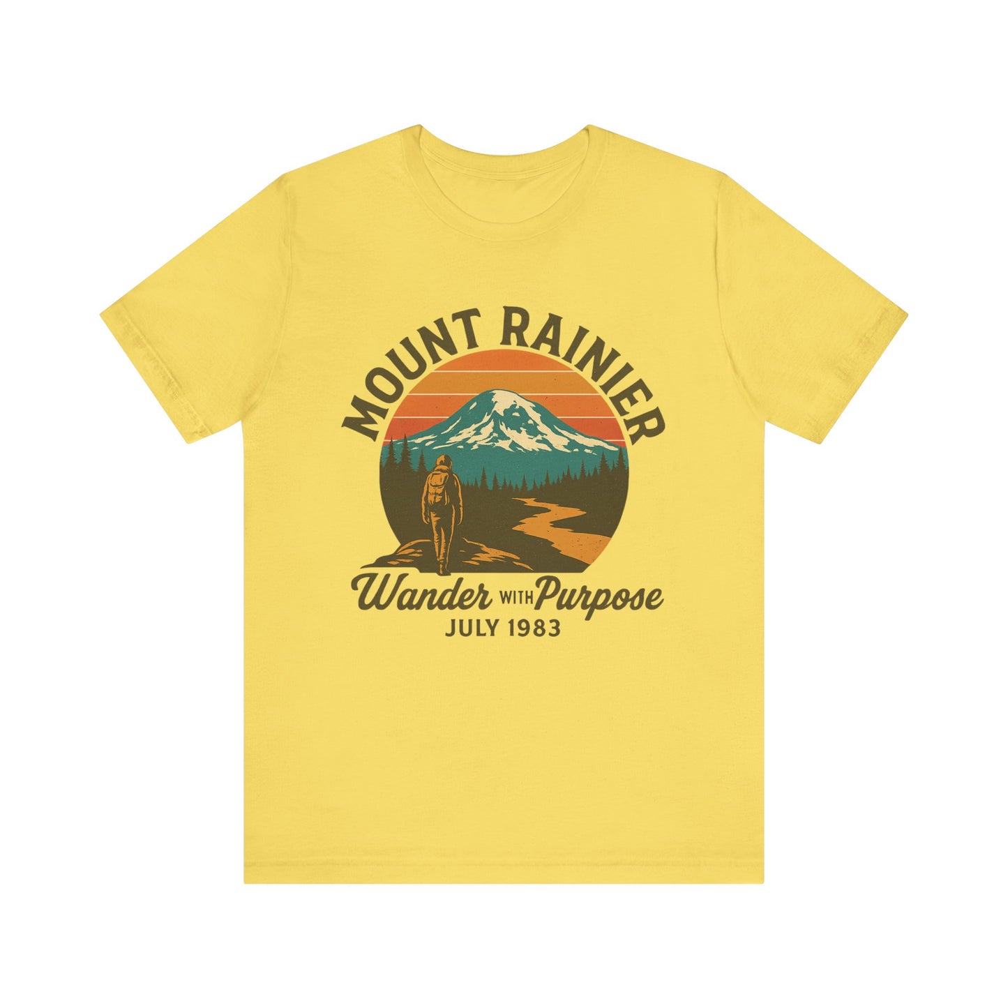 Adventure Tee - Wander with Purpose Retro Hiker