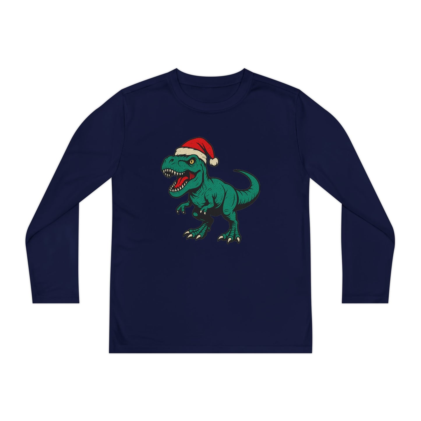 Long Sleeve Dinosaur Holiday Tee