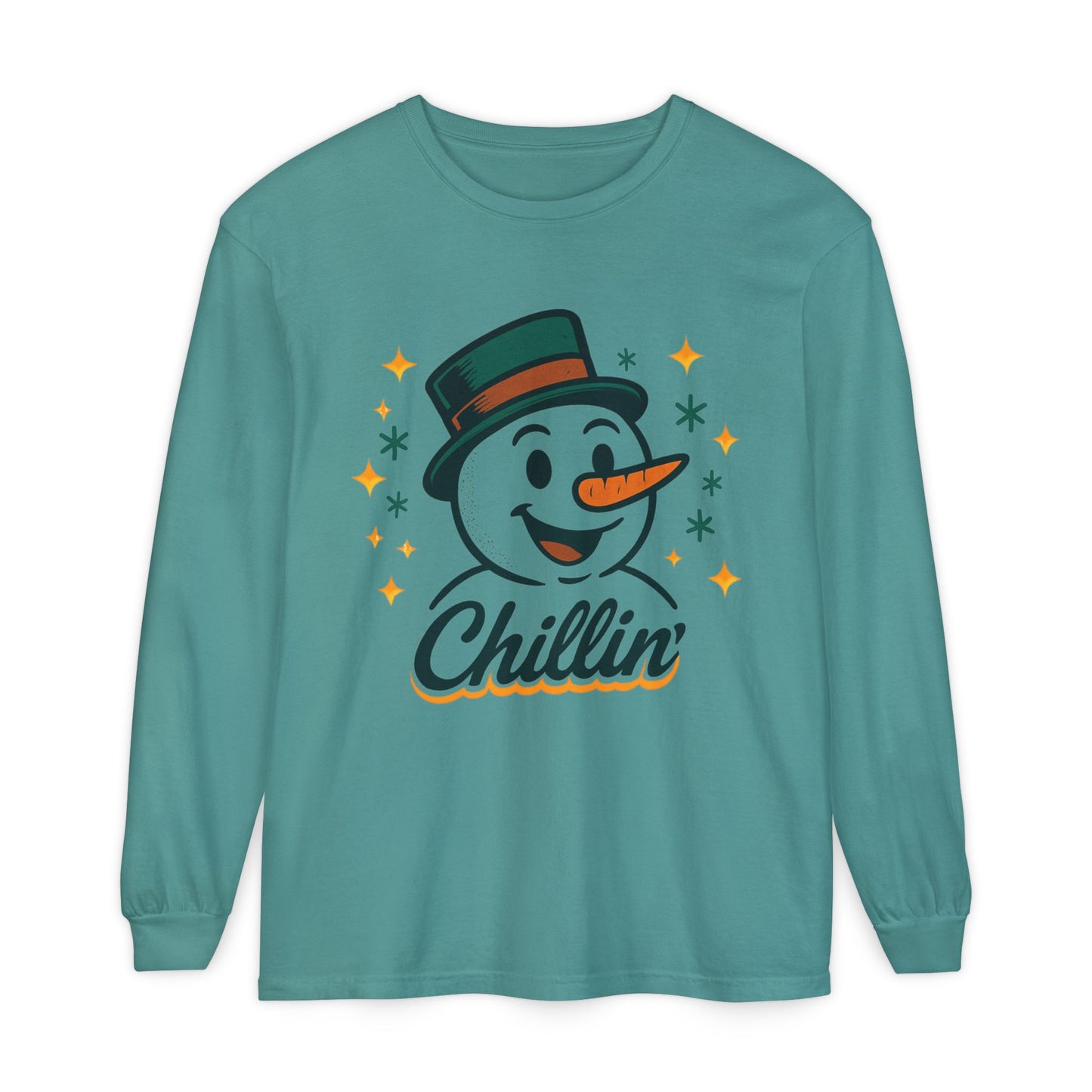 Unisex Garment-dyed Long Sleeve T-Shirt