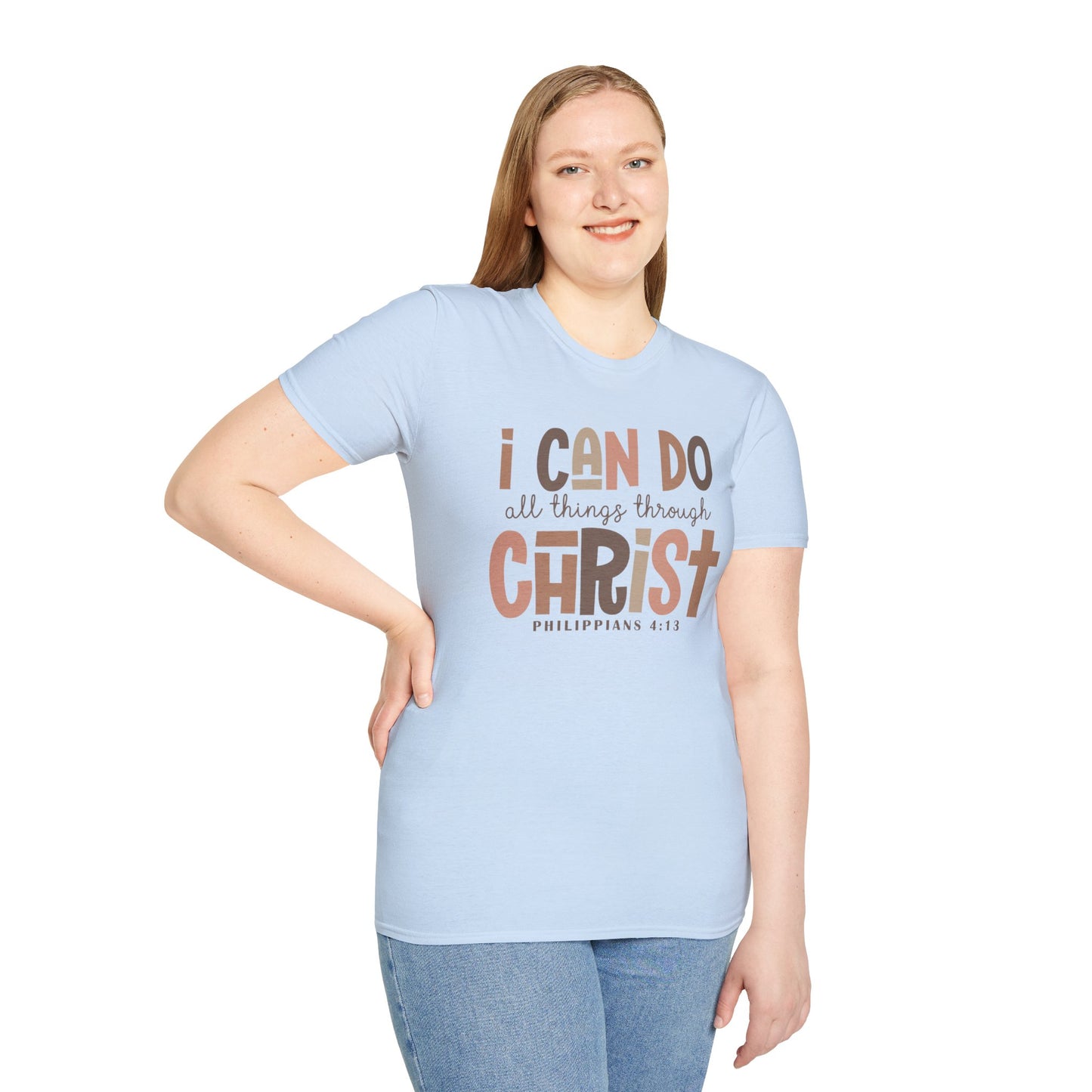 Faithful Unisex Tee with Inspirational Text - Earthtone Colors