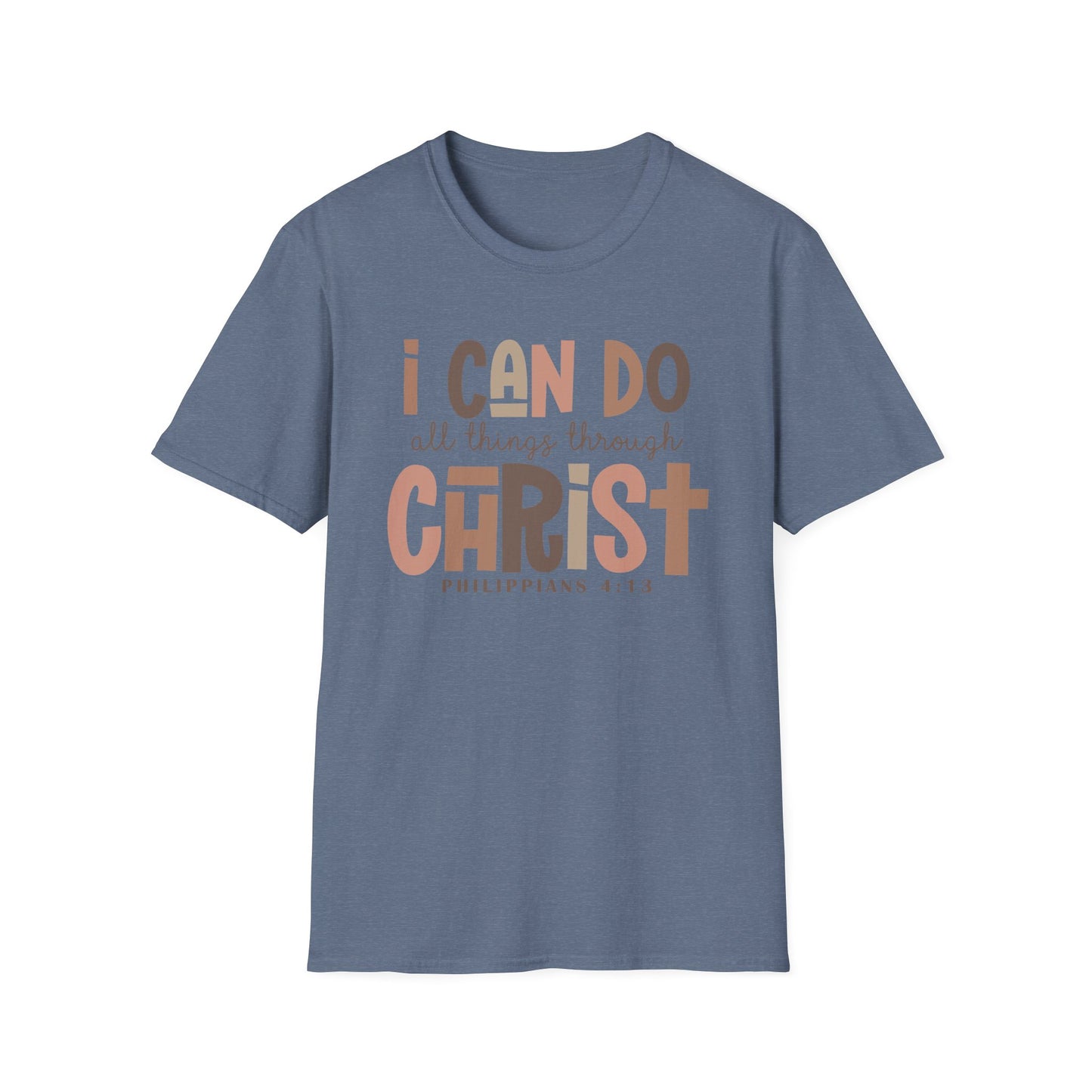 Faithful Unisex Tee with Inspirational Text - Earthtone Colors