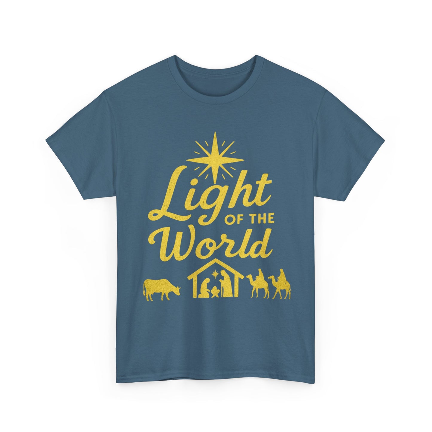 Christmas Nativity Unisex Tee - LIGHT OF THE WORLD