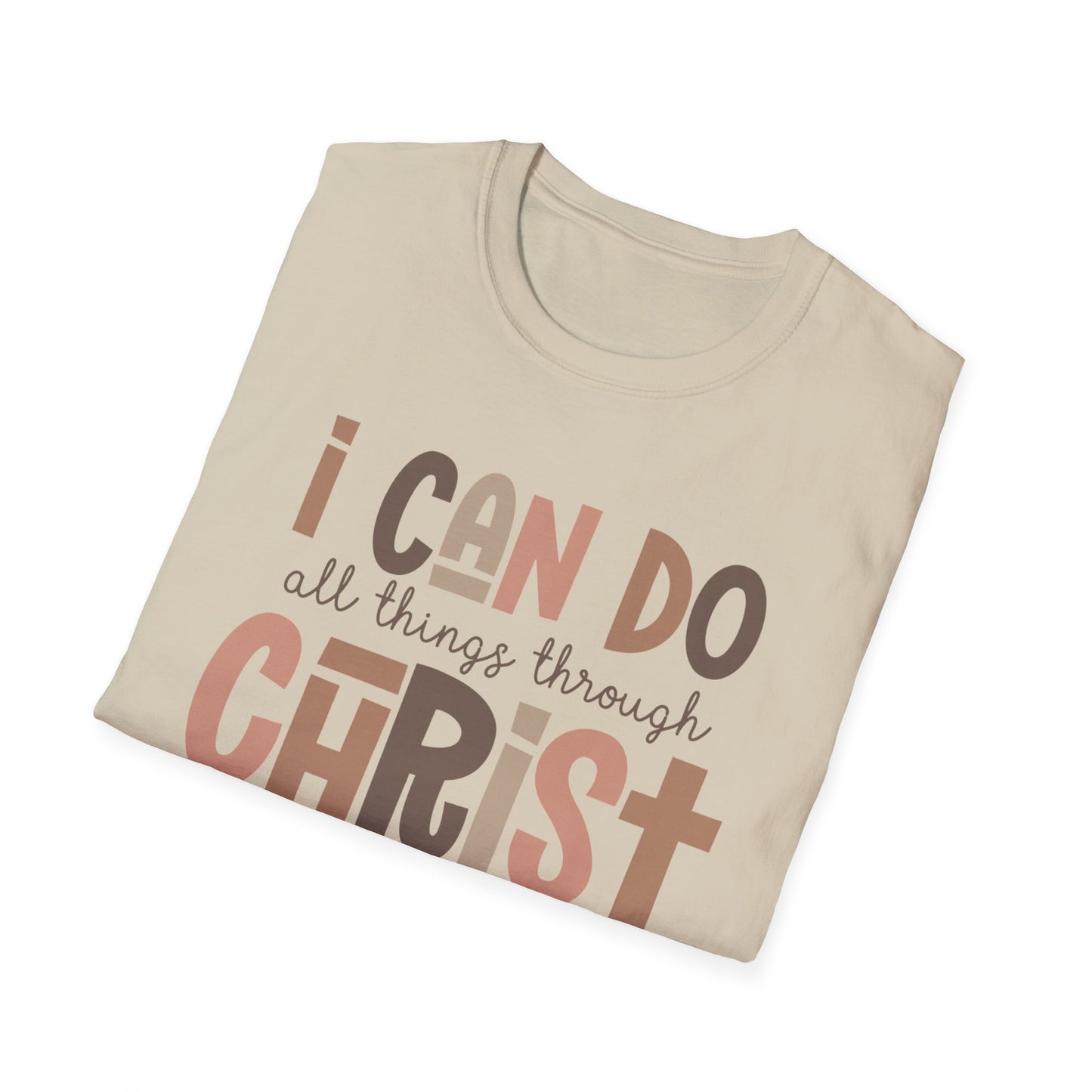 Faithful Unisex Tee with Inspirational Text - Earthtone Colors