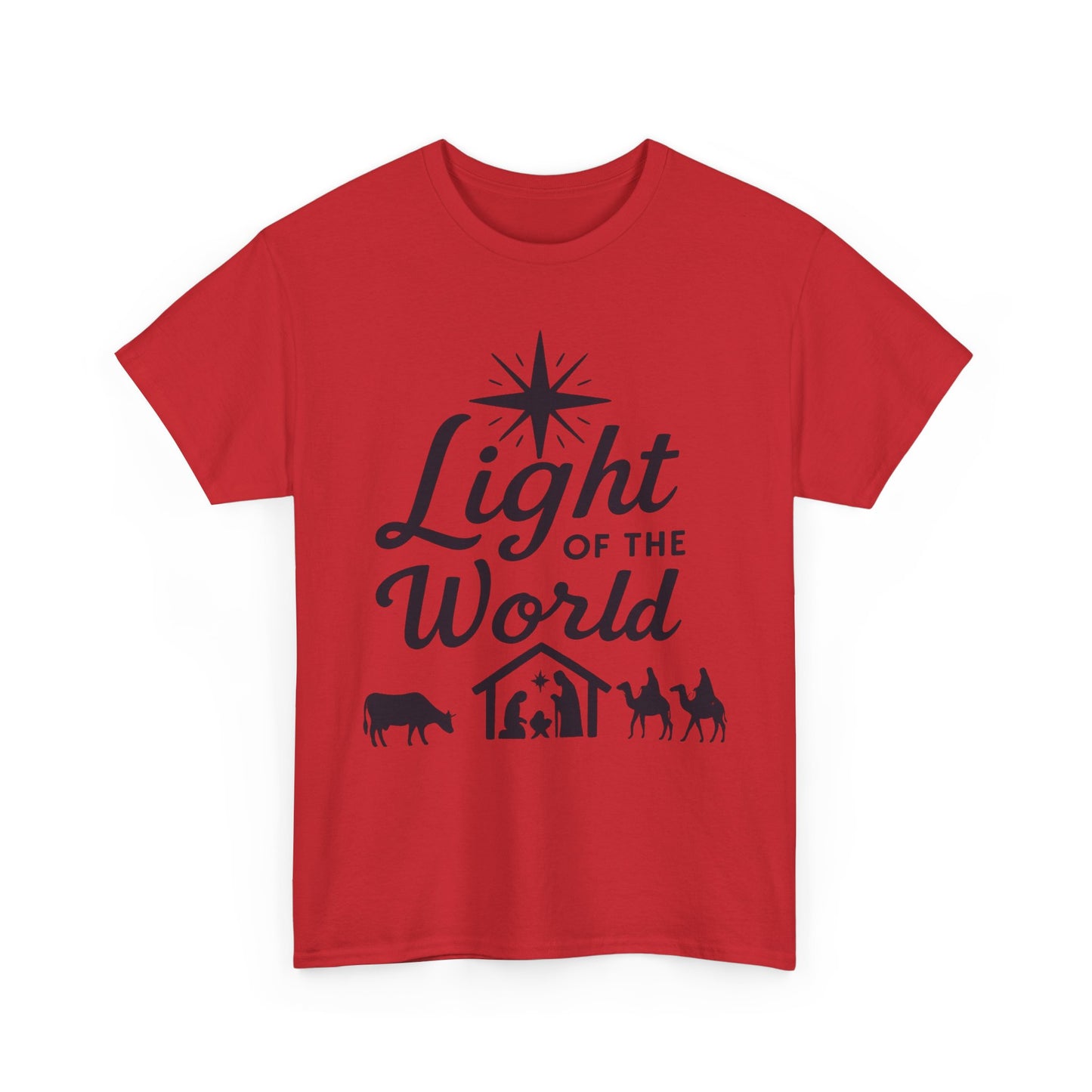 Nativity Unisex Tee - Light of the World - Dark Version
