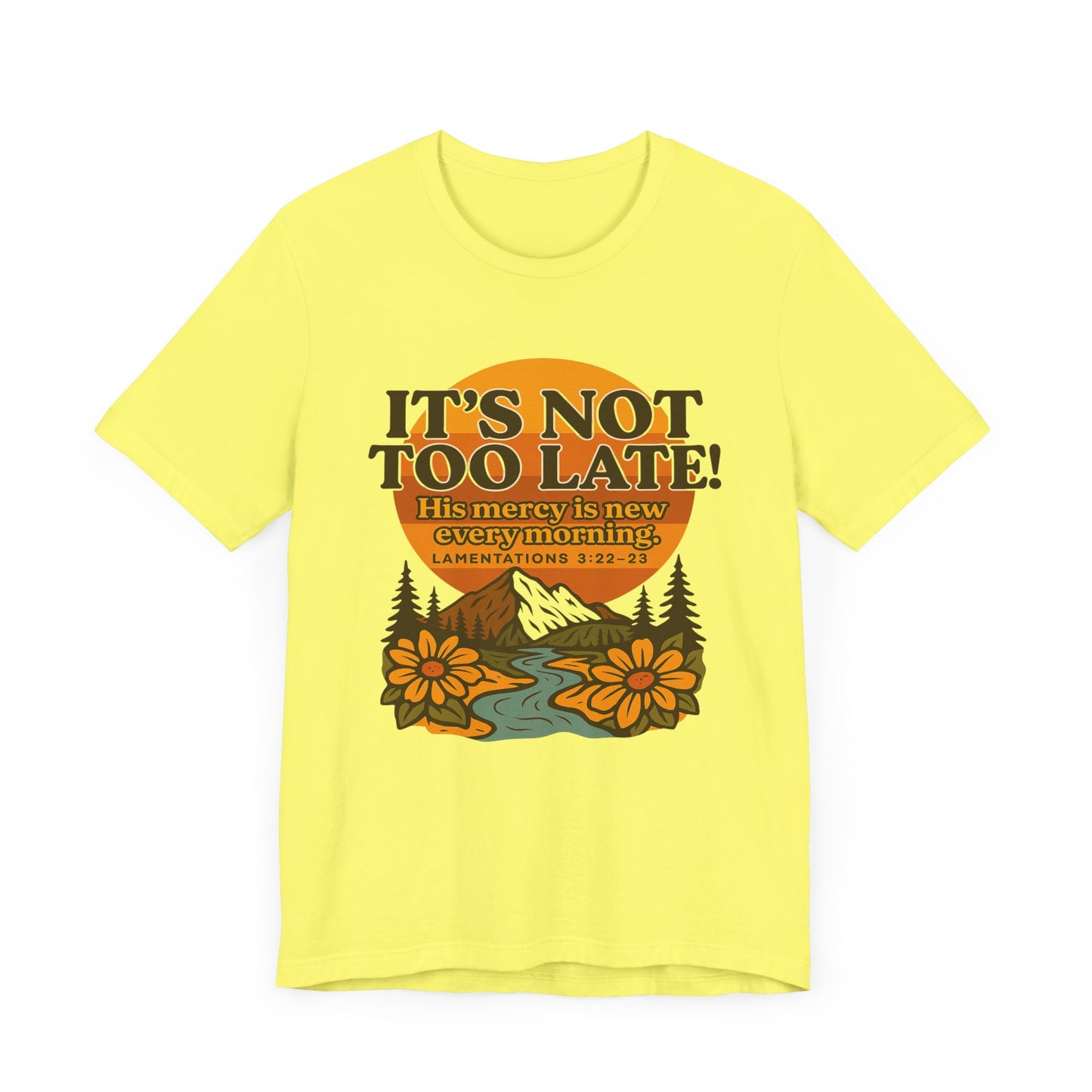 Nature Themed Tee - God's Merciful Reminder
