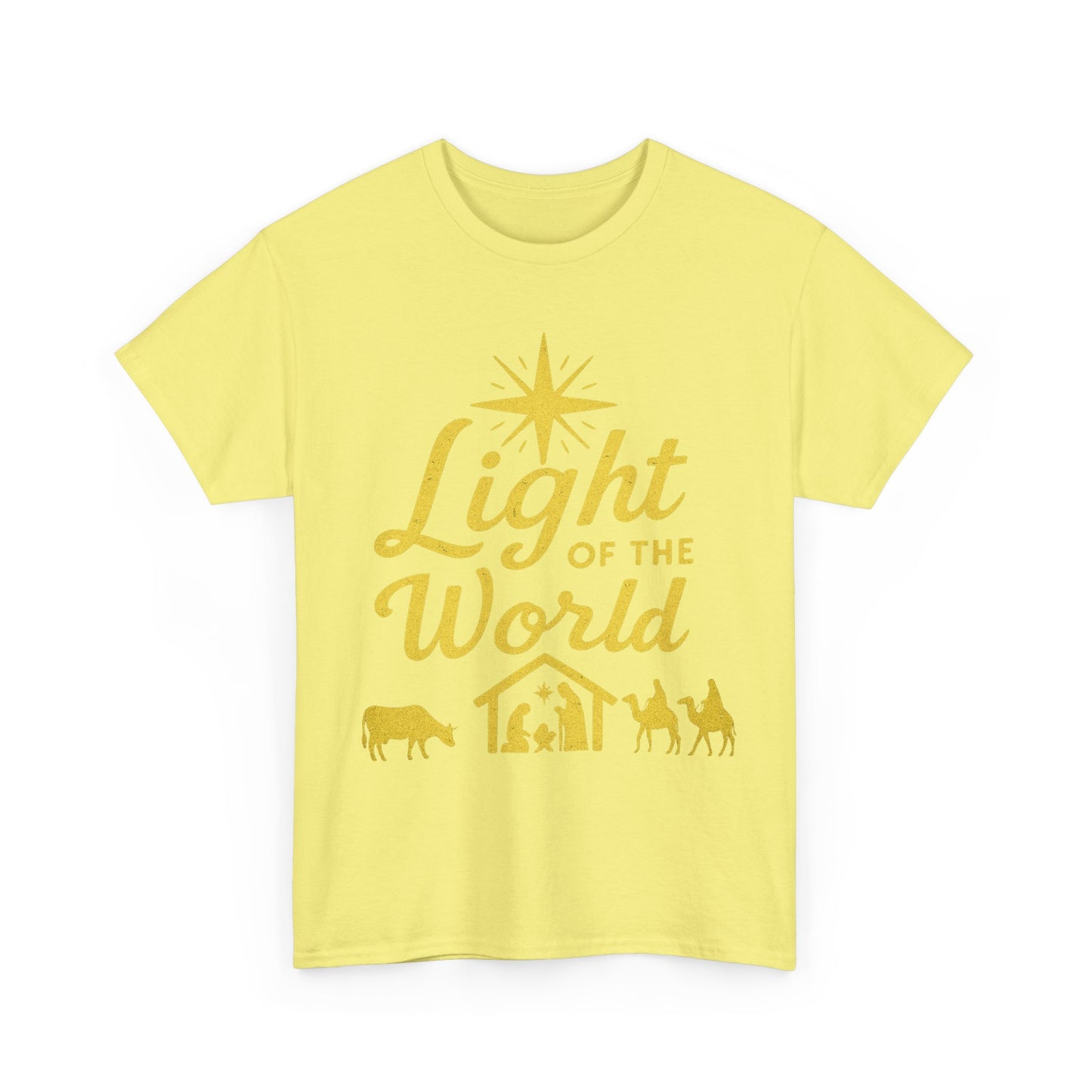 Christmas Nativity Unisex Tee - LIGHT OF THE WORLD