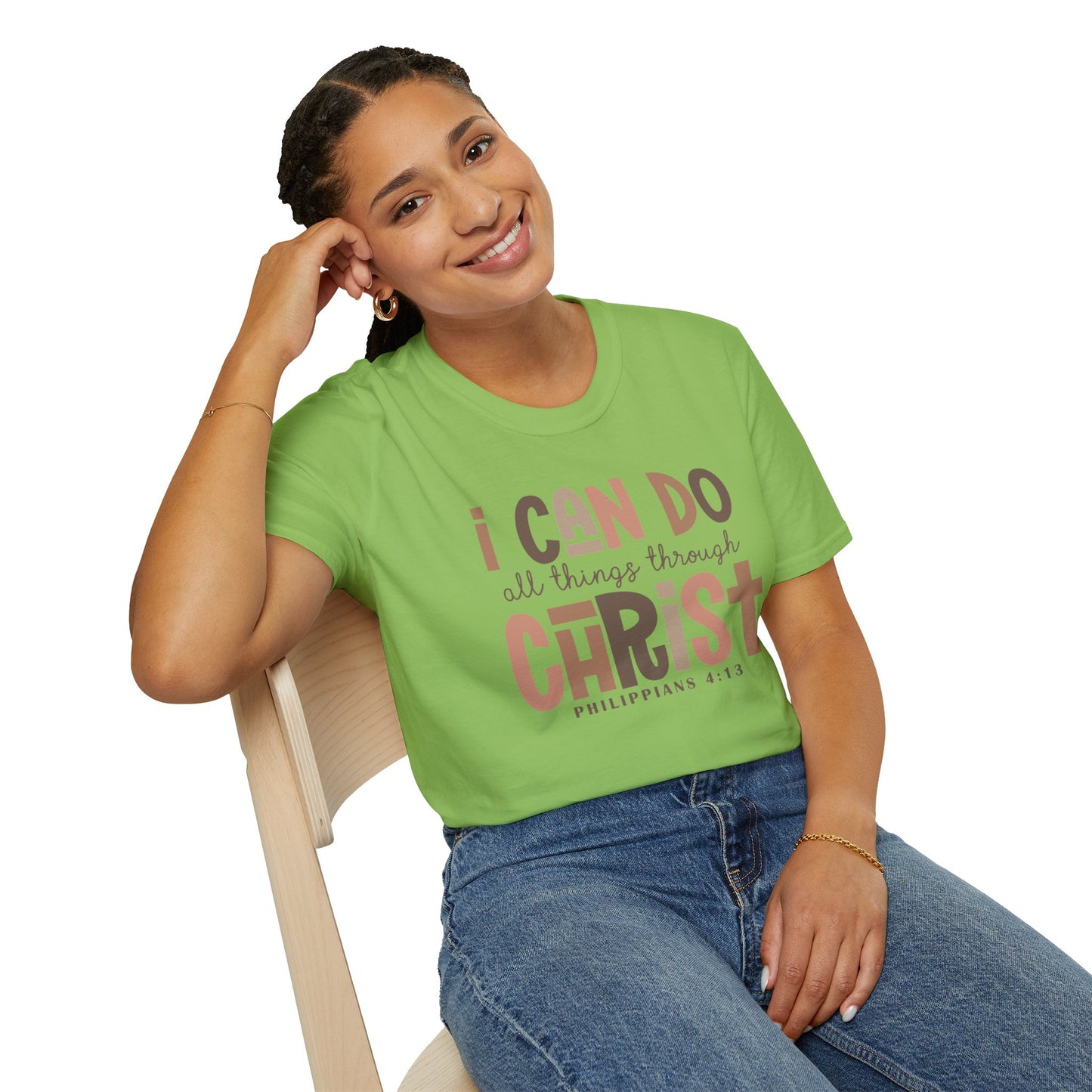 Faithful Unisex Tee with Inspirational Text - Earthtone Colors