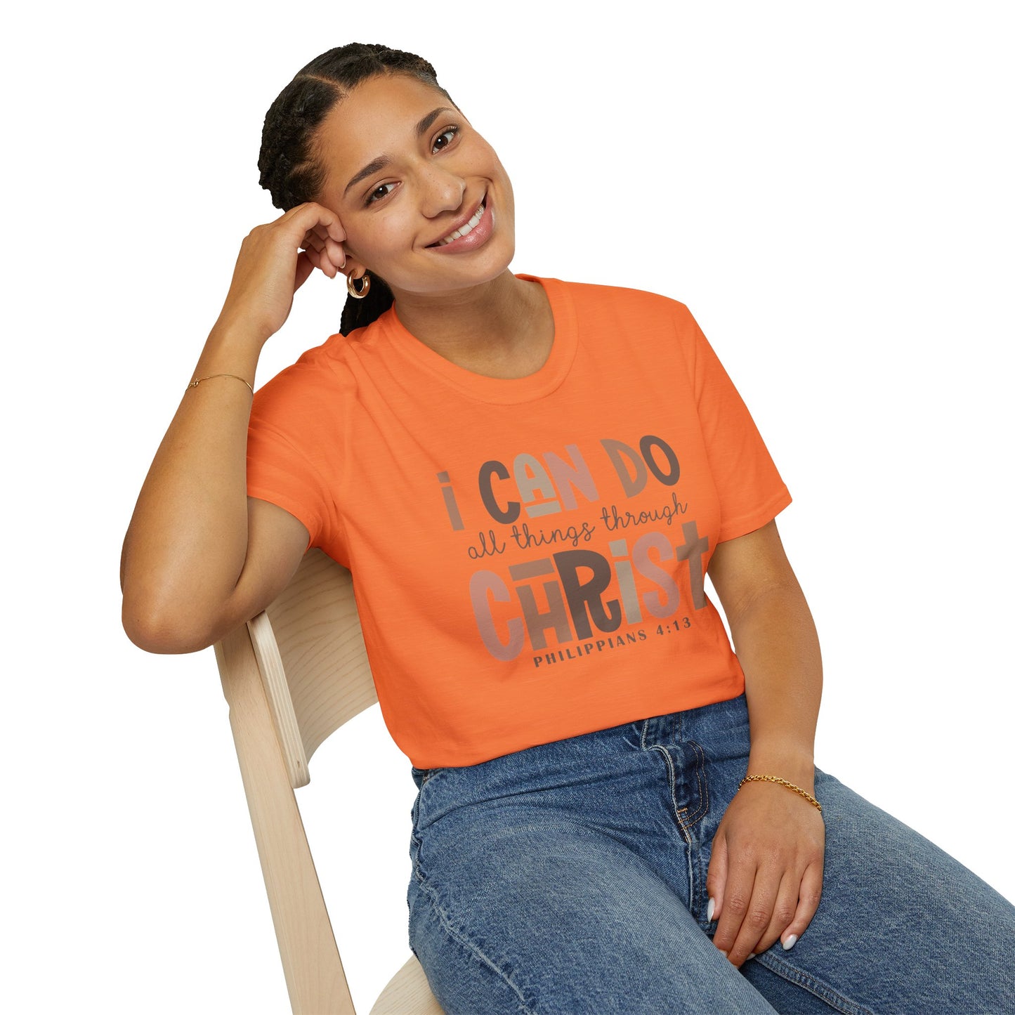 Faithful Unisex Tee with Inspirational Text - Earthtone Colors