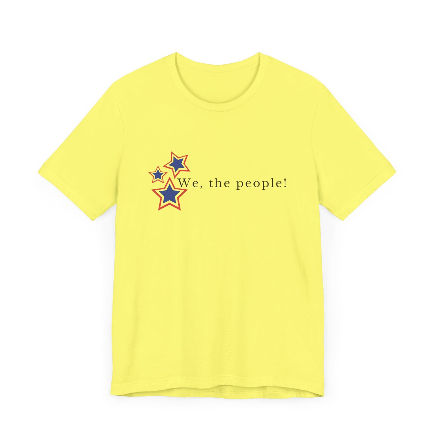 Constitution We the People T-Shirt-3 Corner Star Design