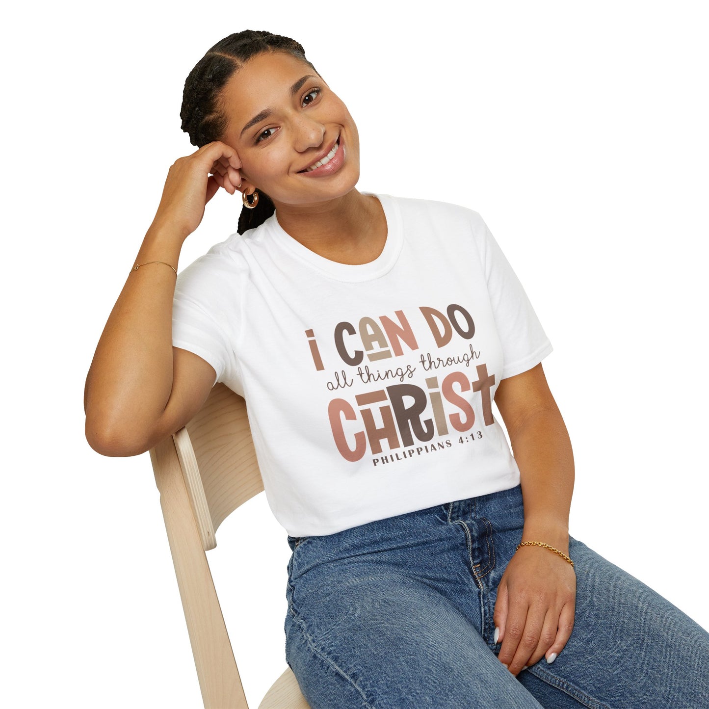 Faithful Unisex Tee with Inspirational Text - Earthtone Colors