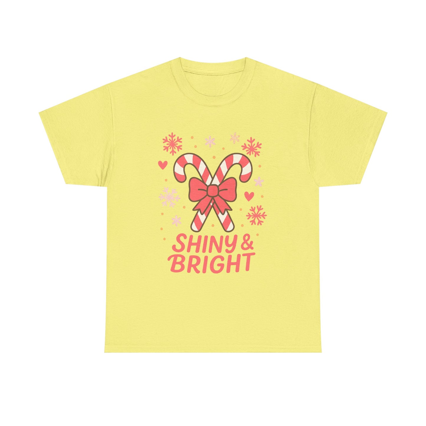 Candy Cane Christmas Tee, Holiday Shirt, Festive Unisex Cotton Tee, Merry and Bright T-Shirt, Gift for Christmas, Winter Apparel