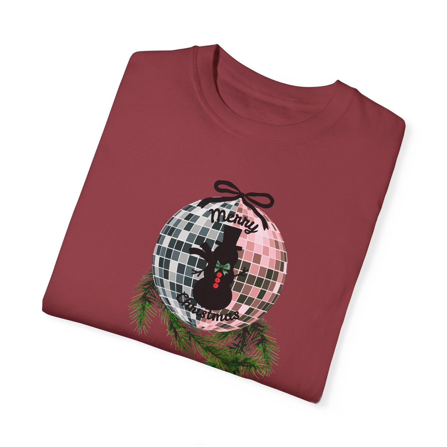 Christmas Disco Snowman T-shirt