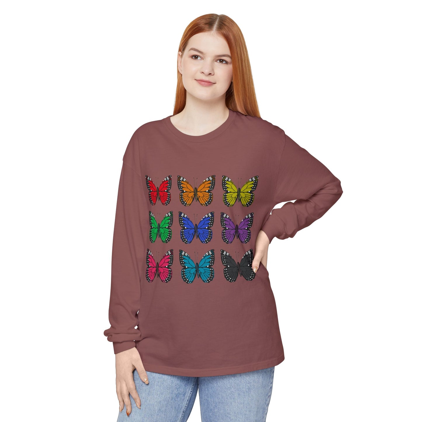 Butterfly Long Sleeve T-Shirt - Winter Collection
