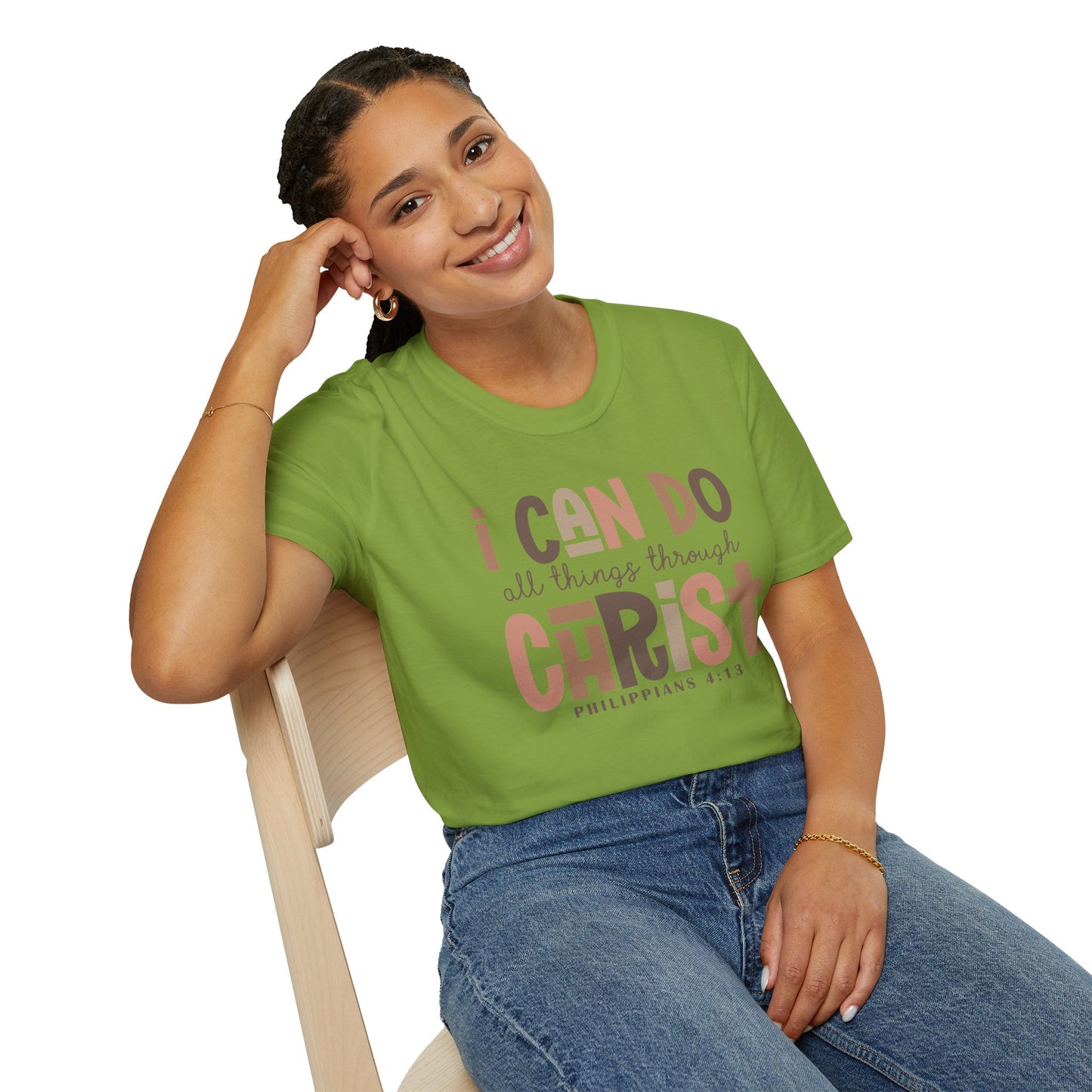 Faithful Unisex Tee with Inspirational Text - Earthtone Colors