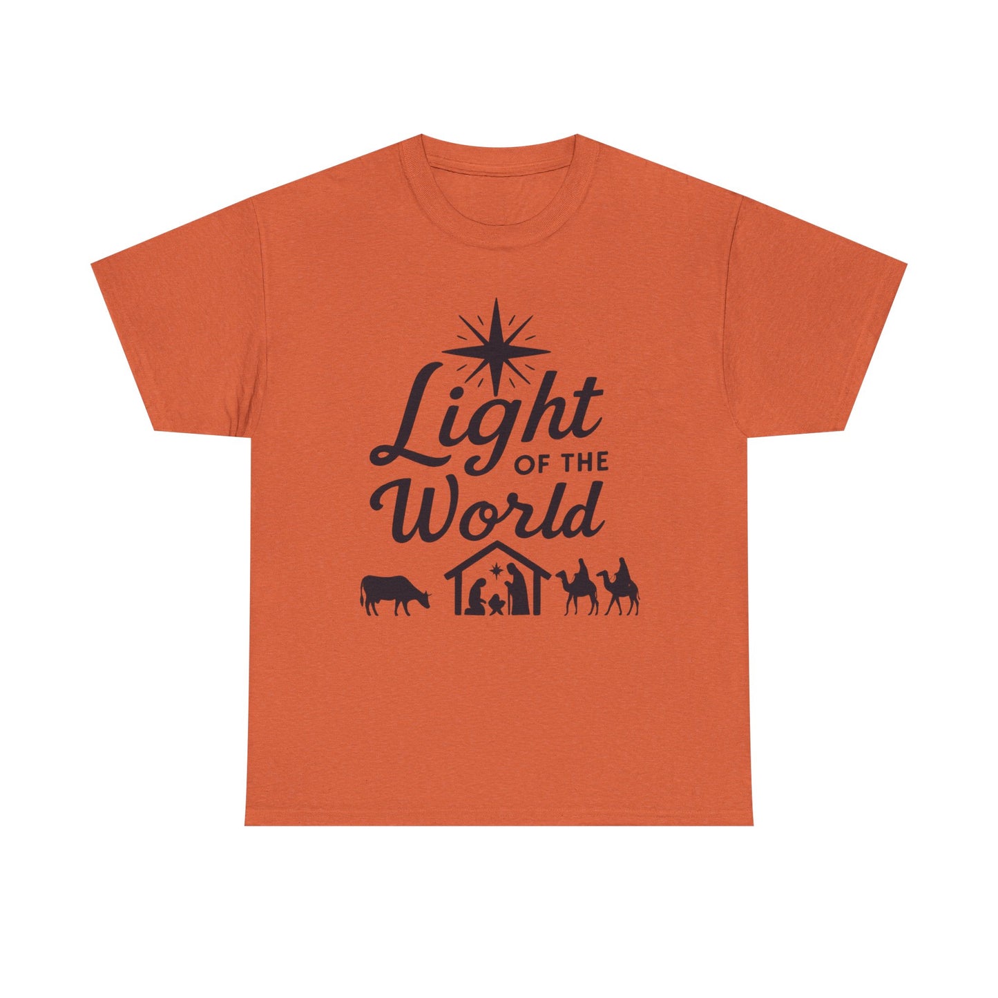 Nativity Unisex Tee - Light of the World - Dark Version