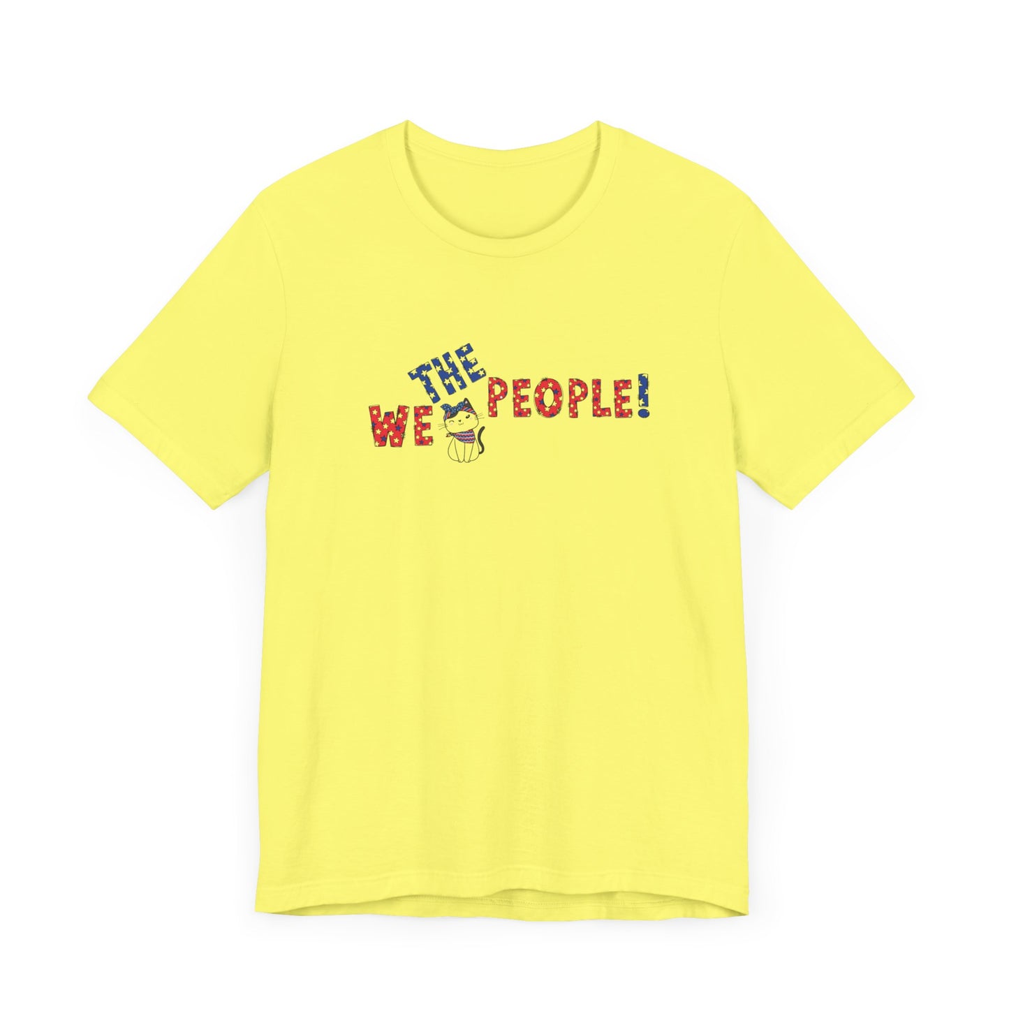 Patriotic Cat 'We the People' T-Shirt