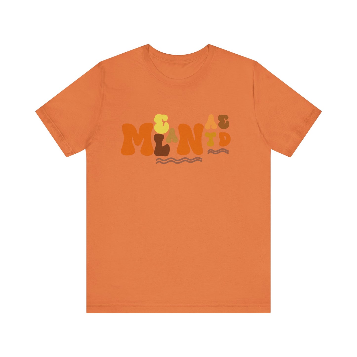 Melanated Bubble Letters T-shirt Design 2