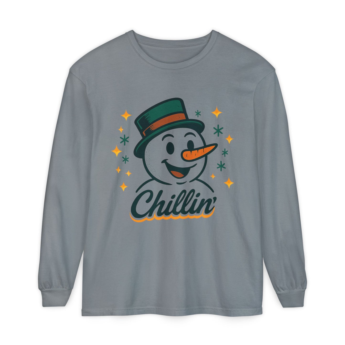 Unisex Garment-dyed Long Sleeve T-Shirt