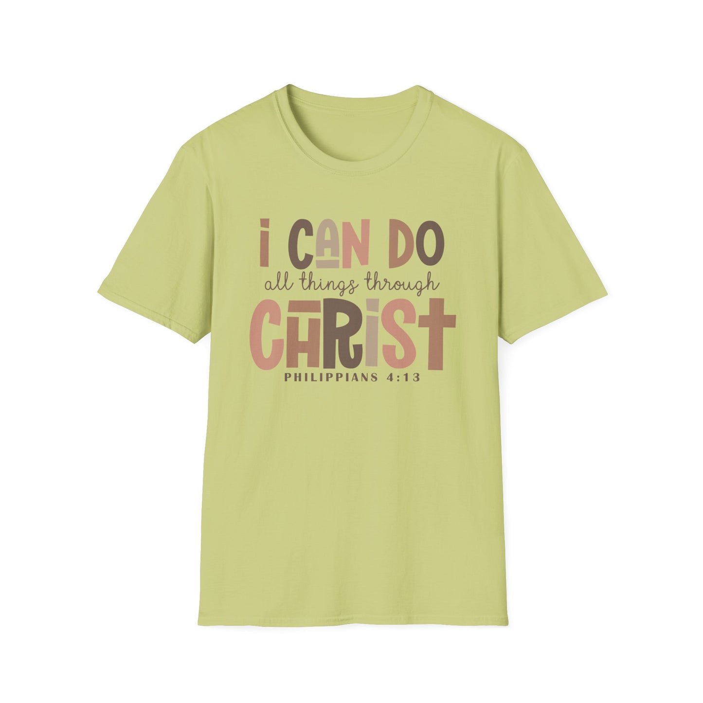 Faithful Unisex Tee with Inspirational Text - Earthtone Colors