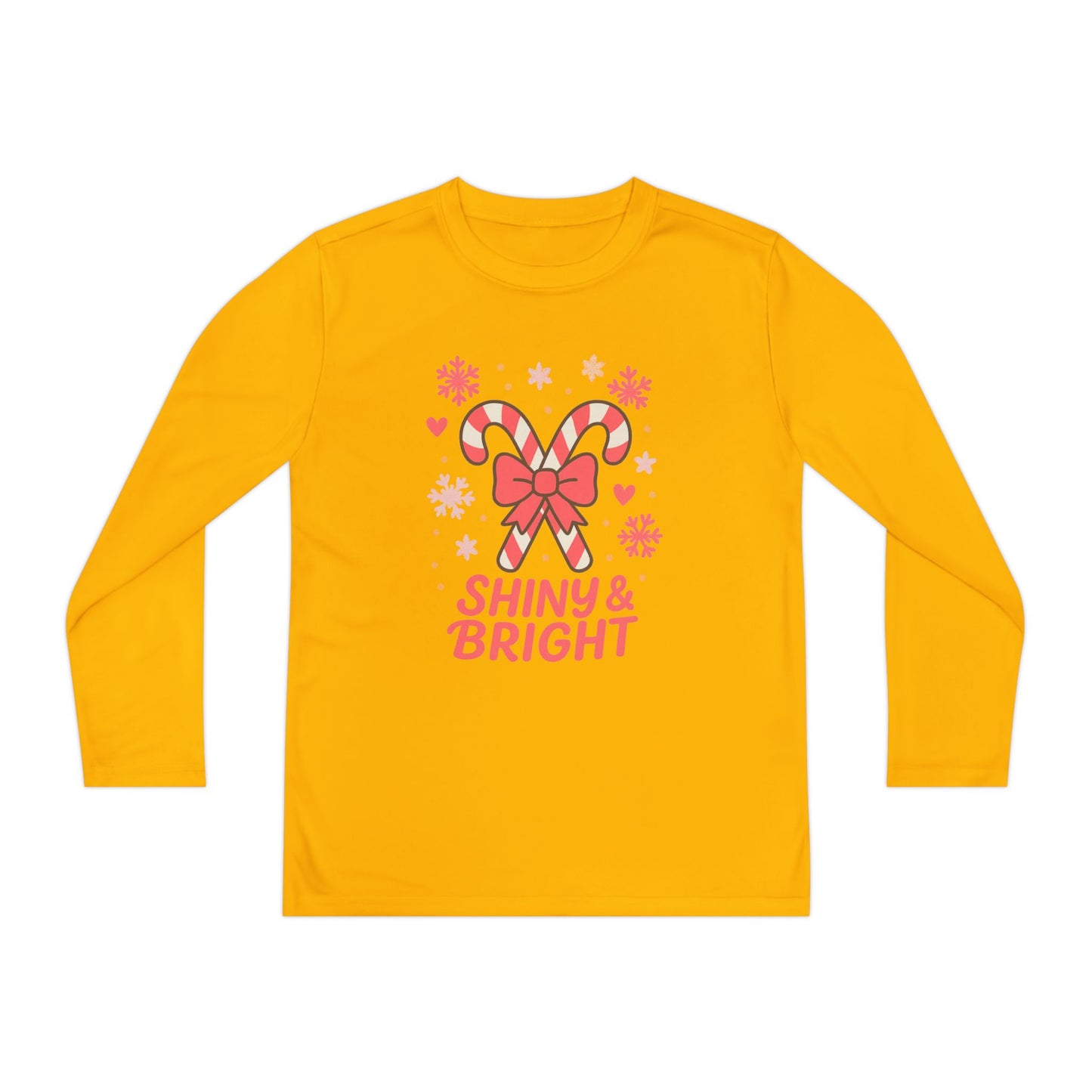 Long Sleeve Tee - Shiny & Bright Snowflake Design