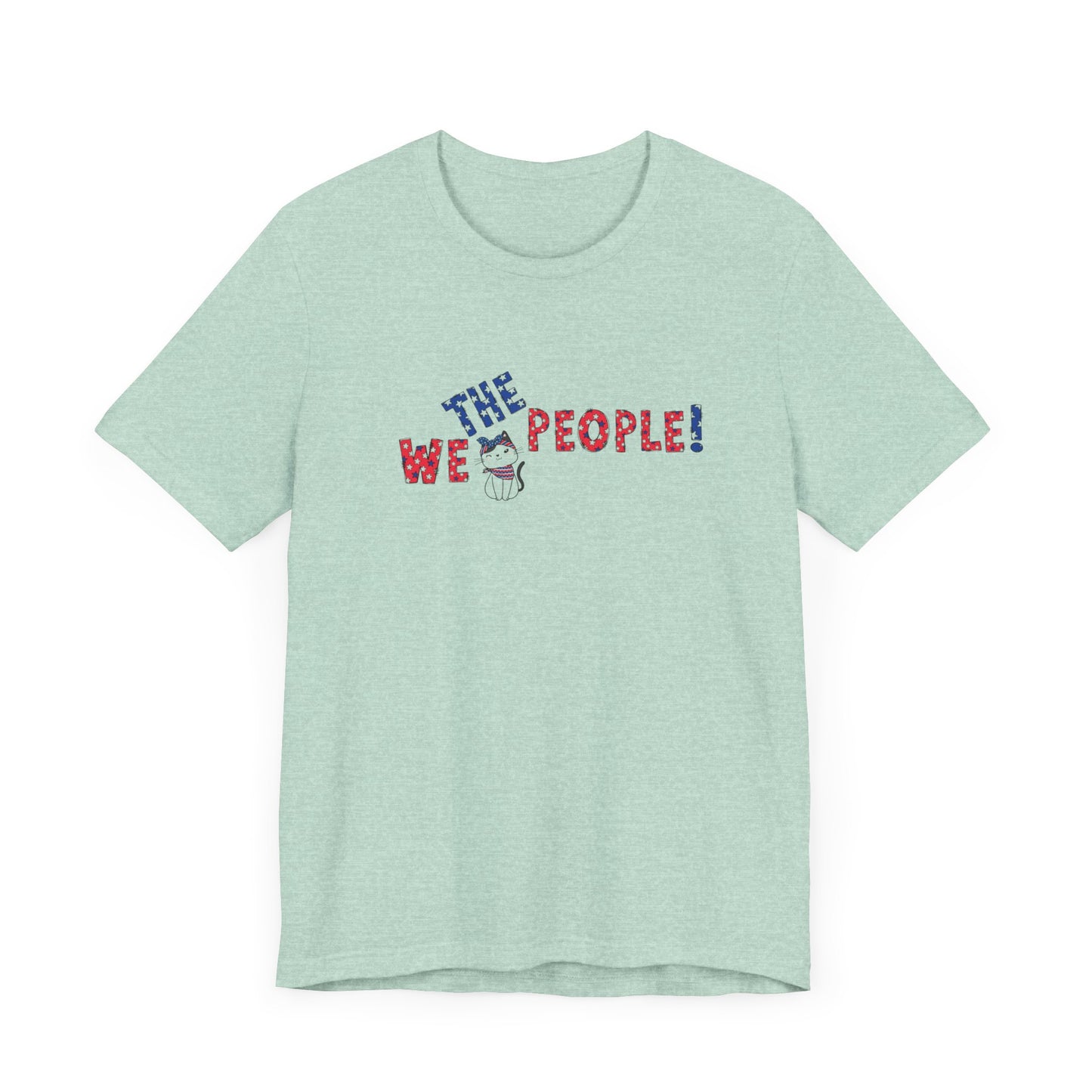 Patriotic Cat 'We the People' T-Shirt
