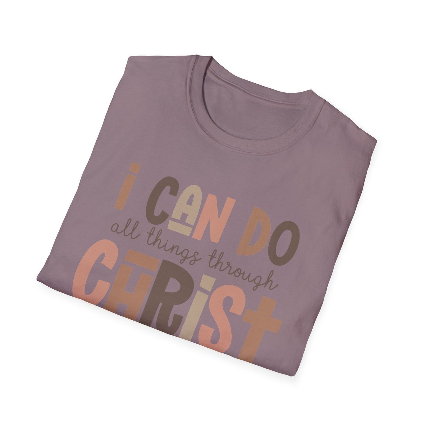 Faithful Unisex Tee with Inspirational Text - Earthtone Colors