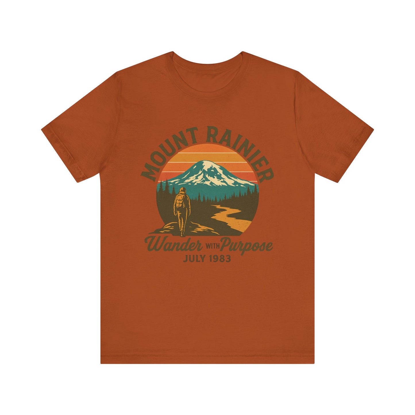 Adventure Tee - Wander with Purpose Retro Hiker