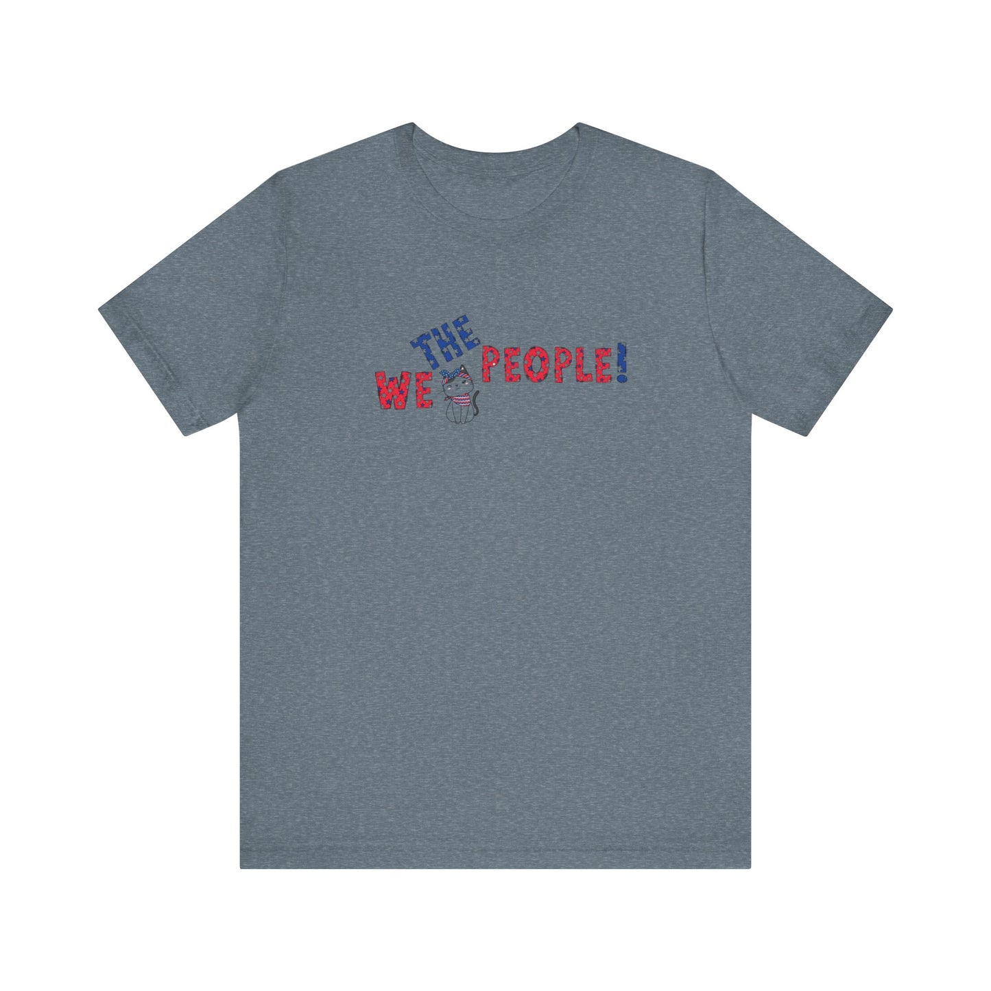 Patriotic Cat 'We the People' T-Shirt