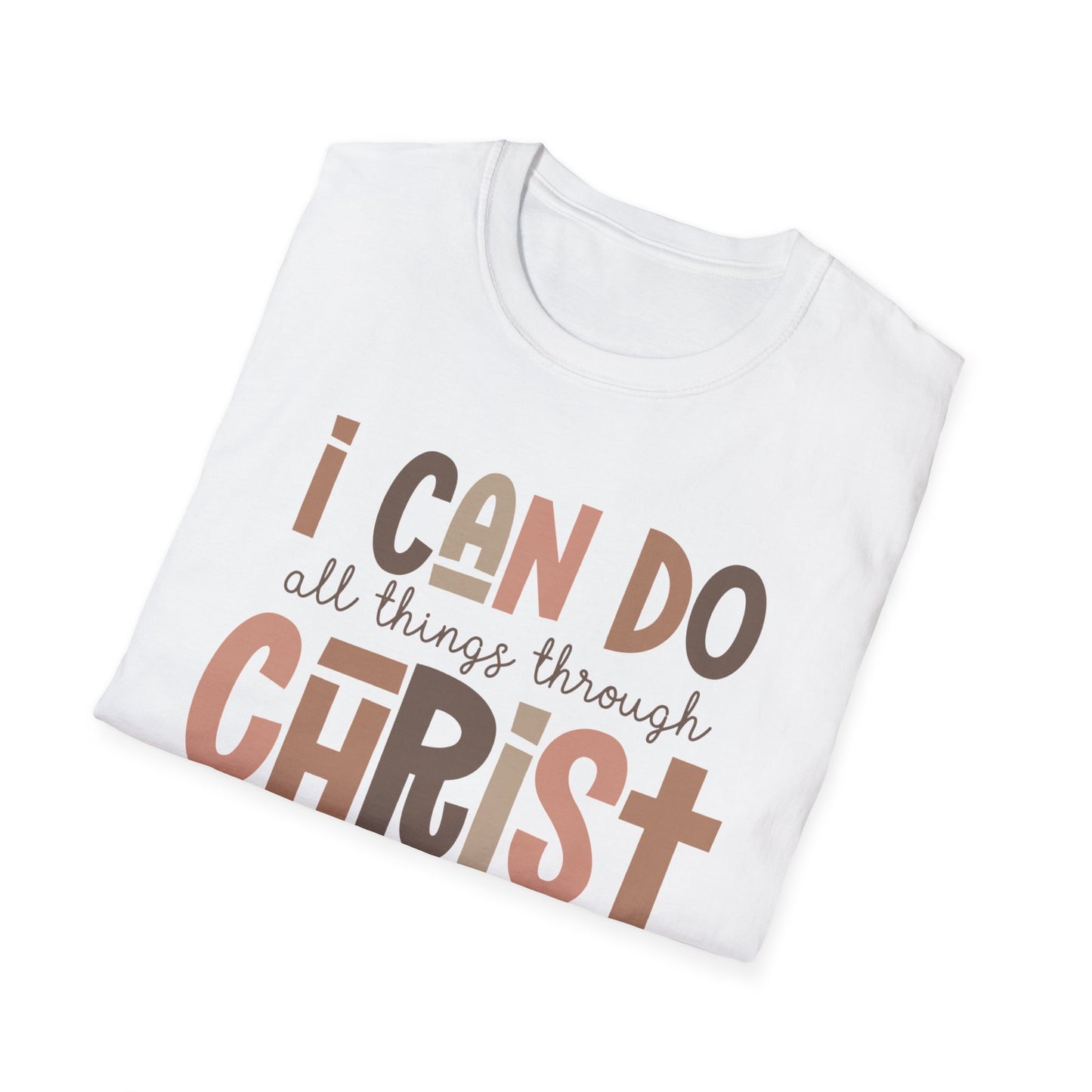 Faithful Unisex Tee with Inspirational Text - Earthtone Colors