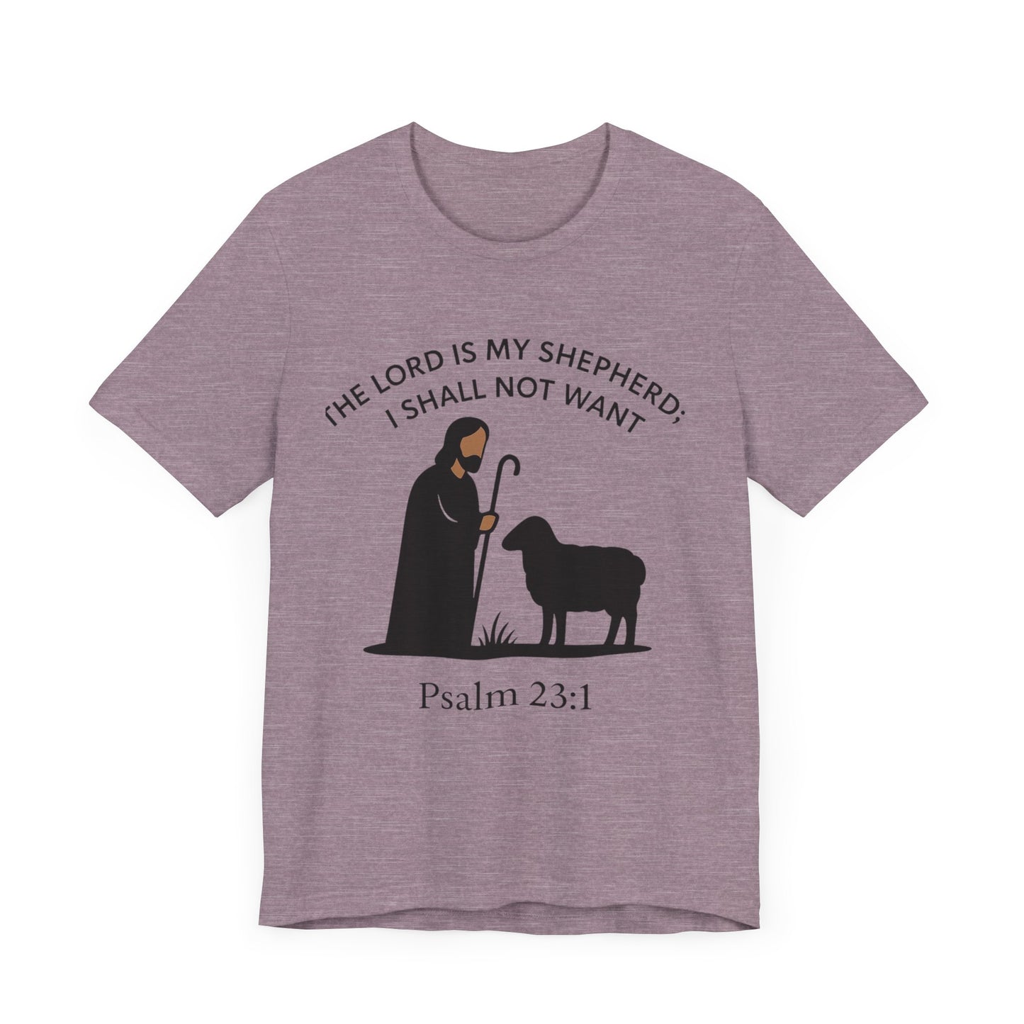 Christian Tee - Jesus Shepard and Black Sheep Design
