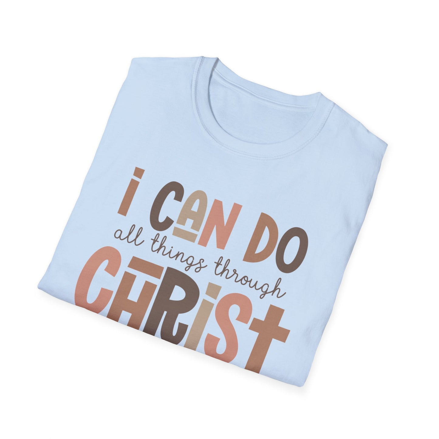 Faithful Unisex Tee with Inspirational Text - Earthtone Colors